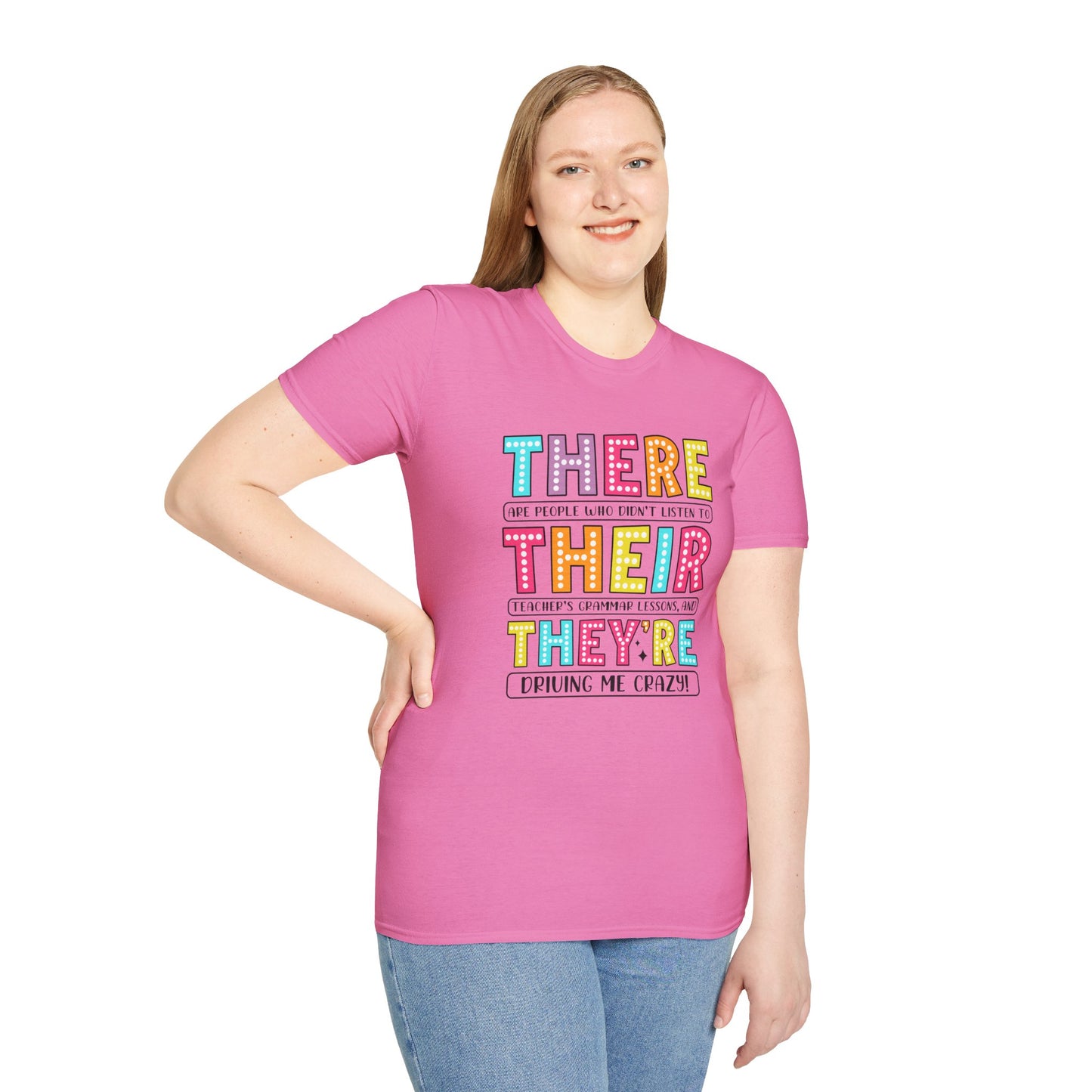 Funny Grammar Humor T-Shirt | Unisex Softstyle Tee