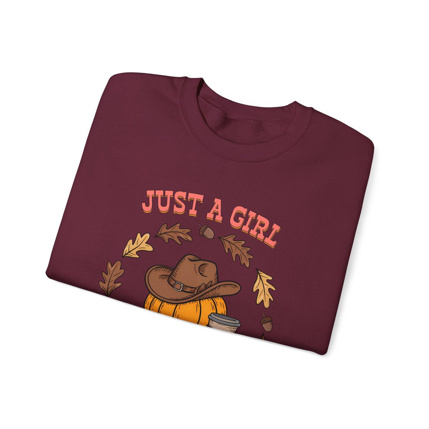 Fall Vibes Crewneck Sweatshirt, Cozy Sweatshirt for Girls, Autumn Fashion, Pumpkin Spice Sweatshirt, Fall Apparel, Perfect for Thanksgiving