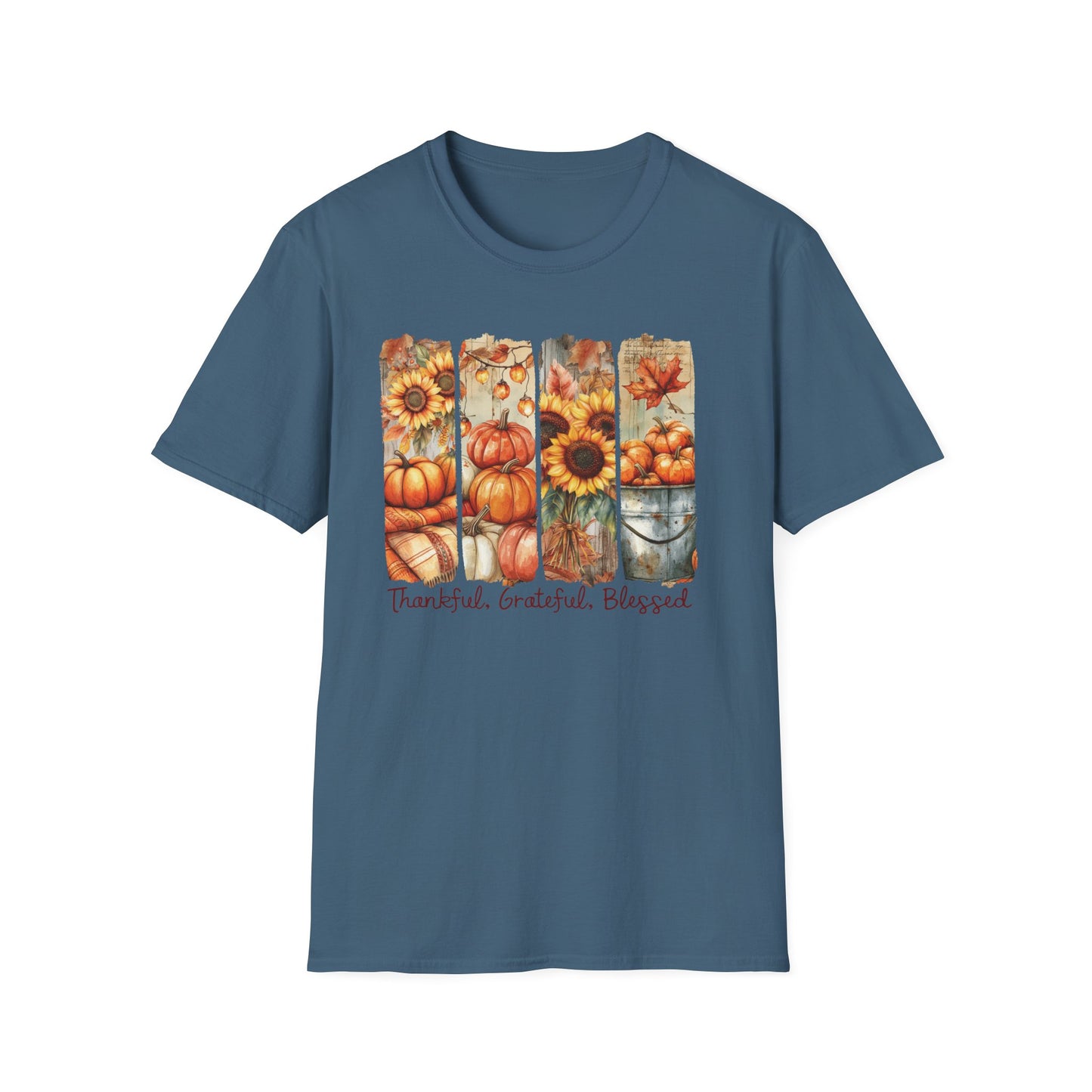 Thankful Grateful Blessed Fall T-Shirt