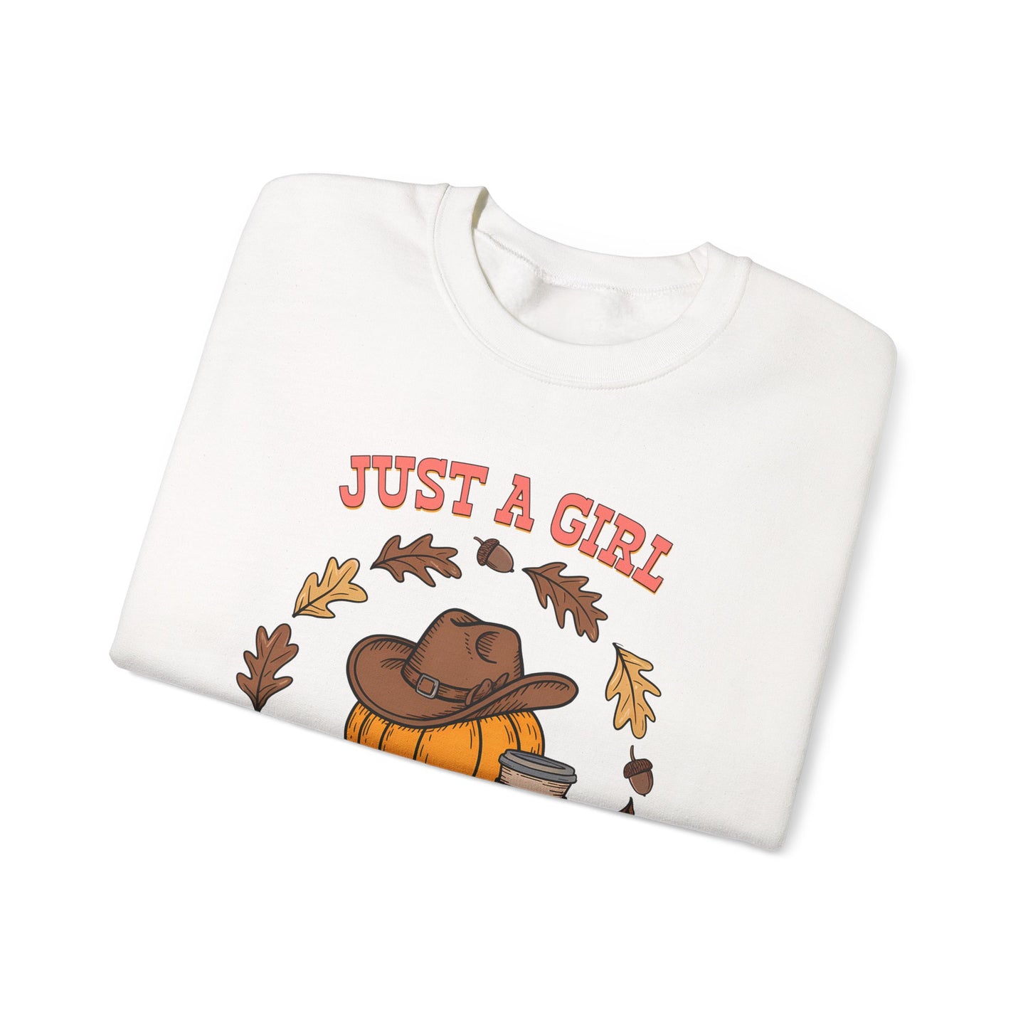 Fall Vibes Crewneck Sweatshirt, Cozy Sweatshirt for Girls, Autumn Fashion, Pumpkin Spice Sweatshirt, Fall Apparel, Perfect for Thanksgiving