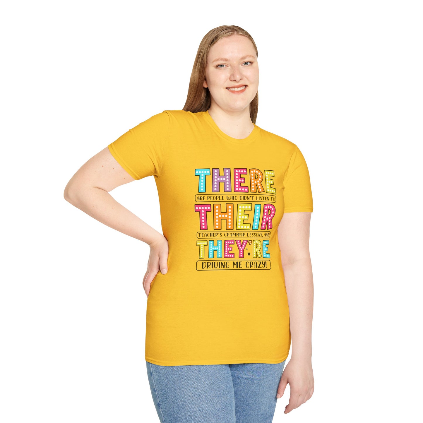 Funny Grammar Humor T-Shirt | Unisex Softstyle Tee