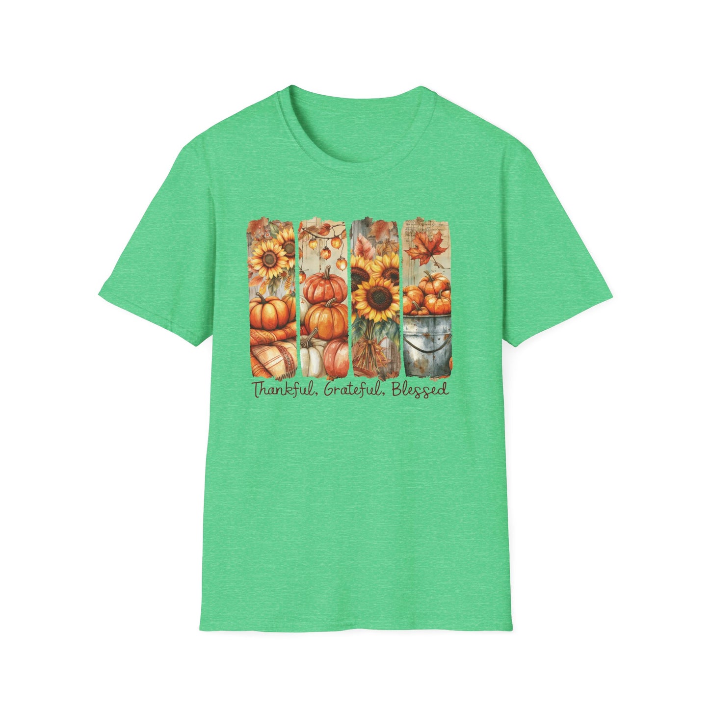 Thankful Grateful Blessed Fall T-Shirt