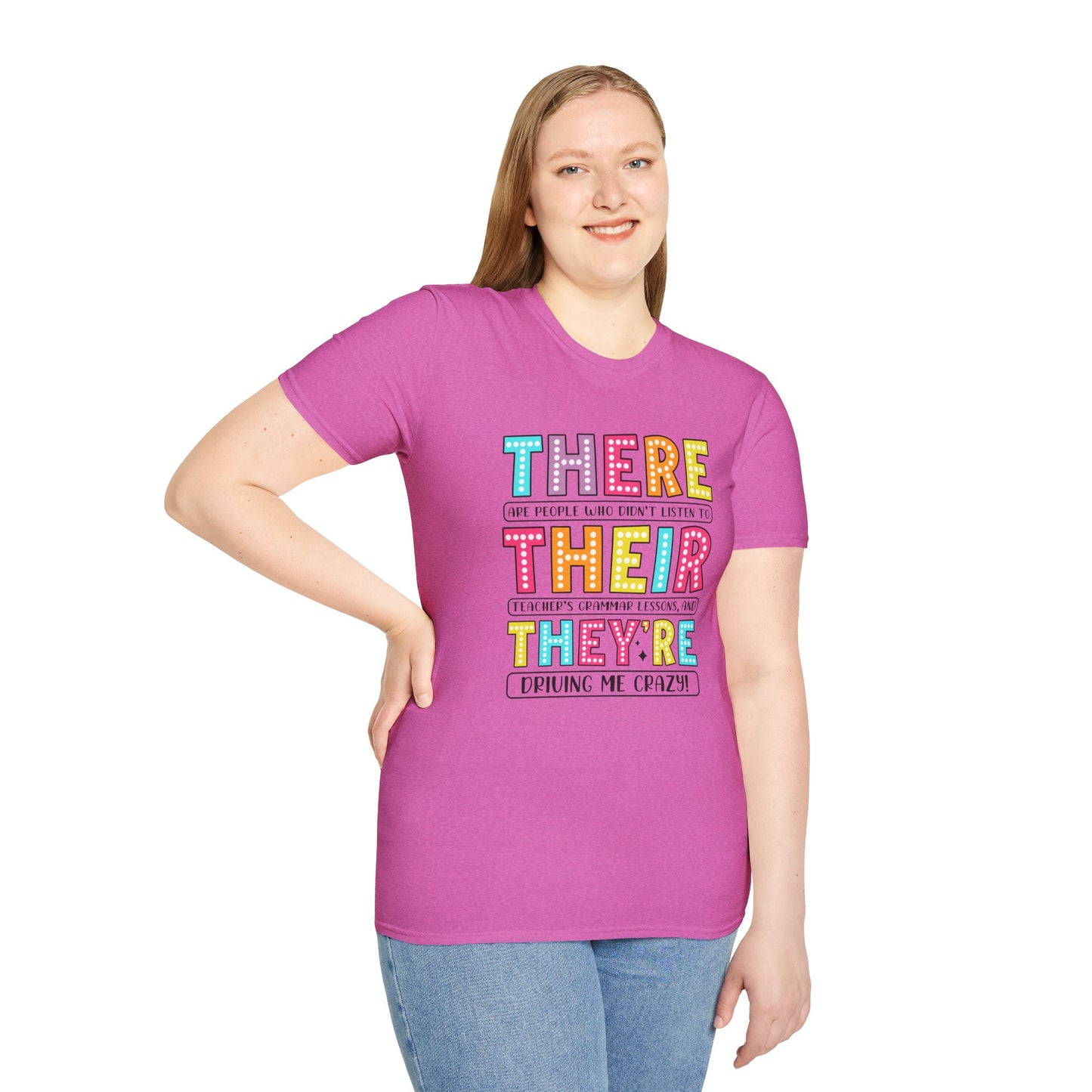 Funny Grammar Humor T-Shirt | Unisex Softstyle Tee