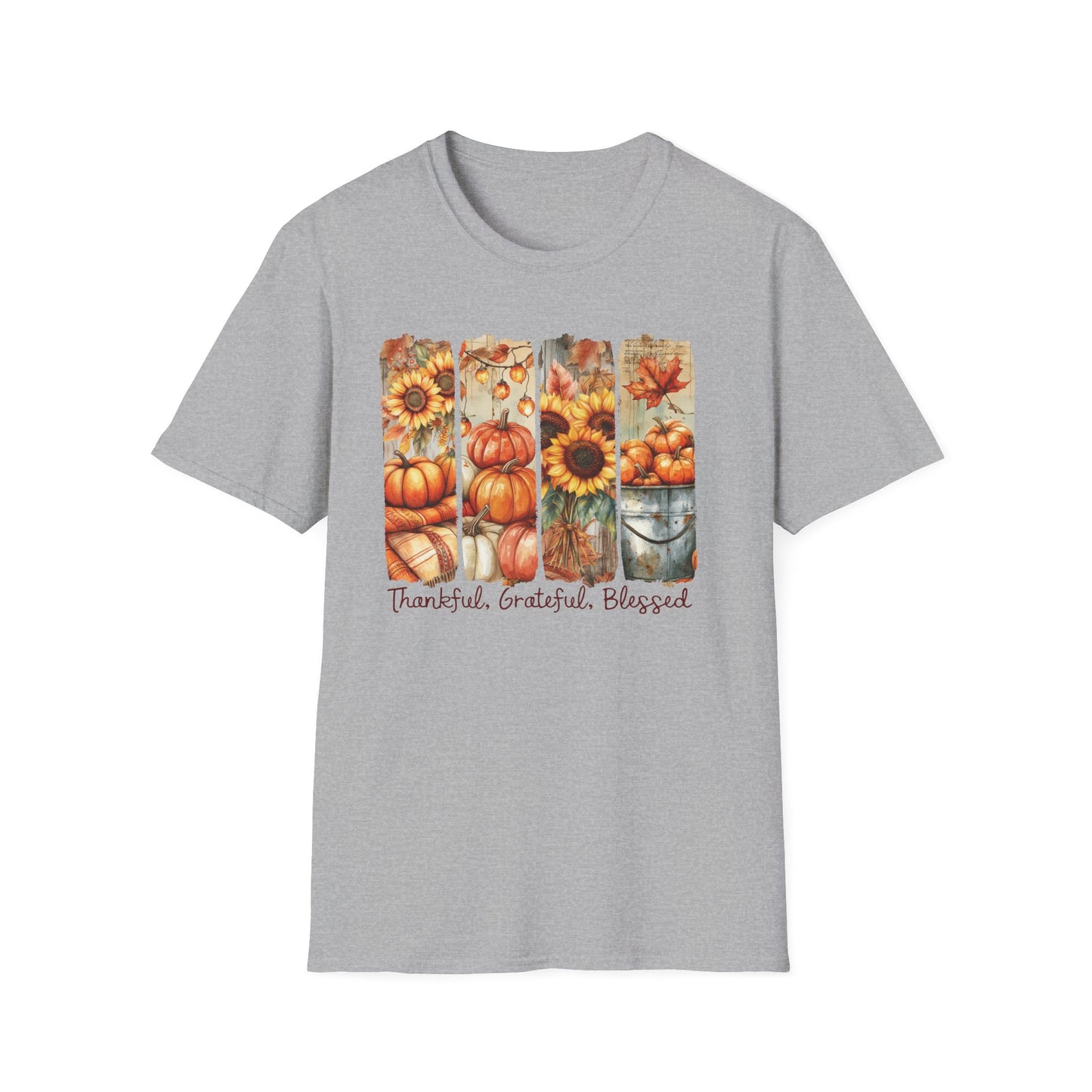 Thankful Grateful Blessed Fall T-Shirt