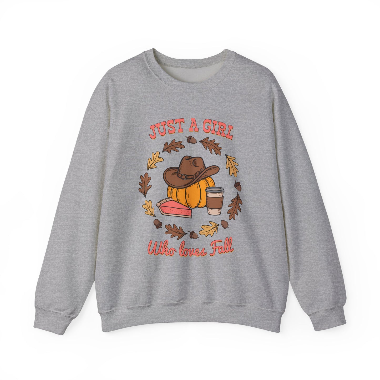 Fall Vibes Crewneck Sweatshirt, Cozy Sweatshirt for Girls, Autumn Fashion, Pumpkin Spice Sweatshirt, Fall Apparel, Perfect for Thanksgiving