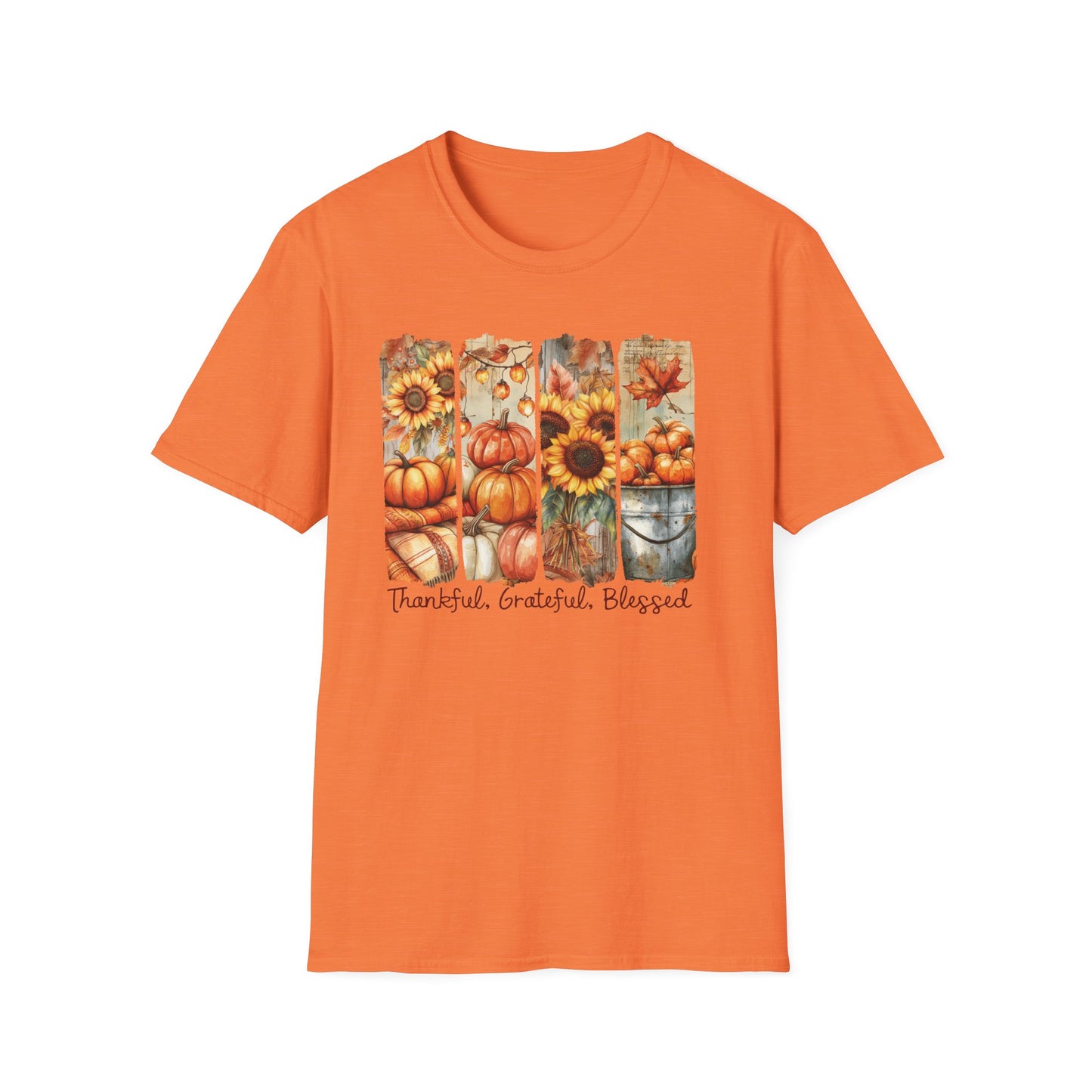 Thankful Grateful Blessed Fall T-Shirt