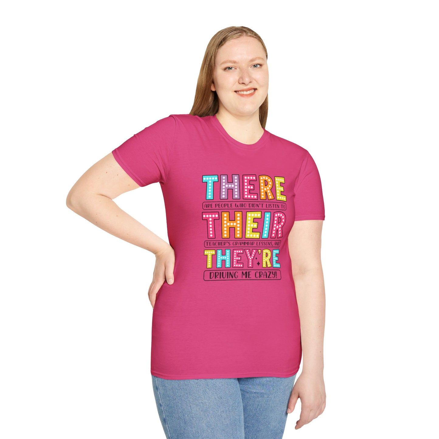 Funny Grammar Humor T-Shirt | Unisex Softstyle Tee