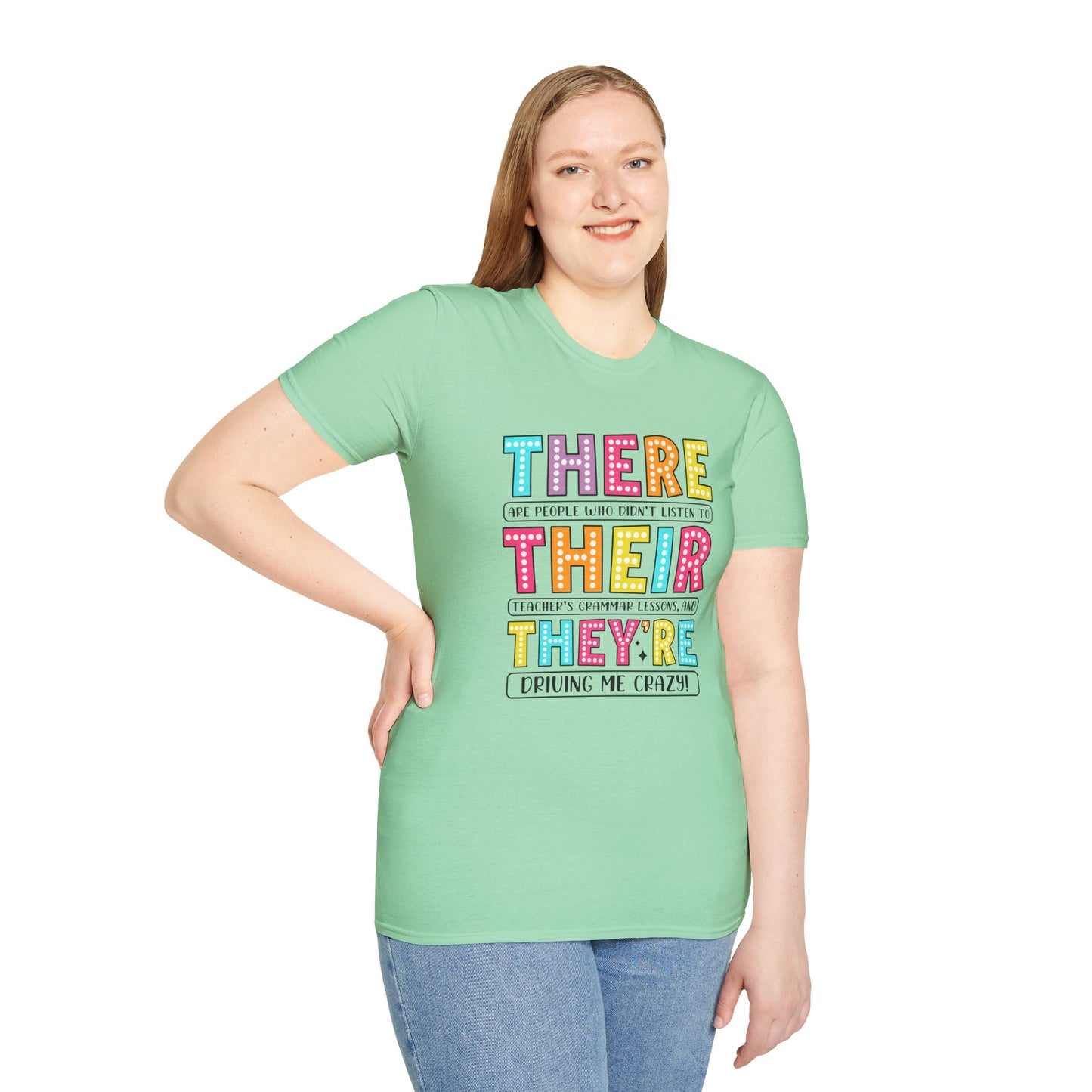 Funny Grammar Humor T-Shirt | Unisex Softstyle Tee