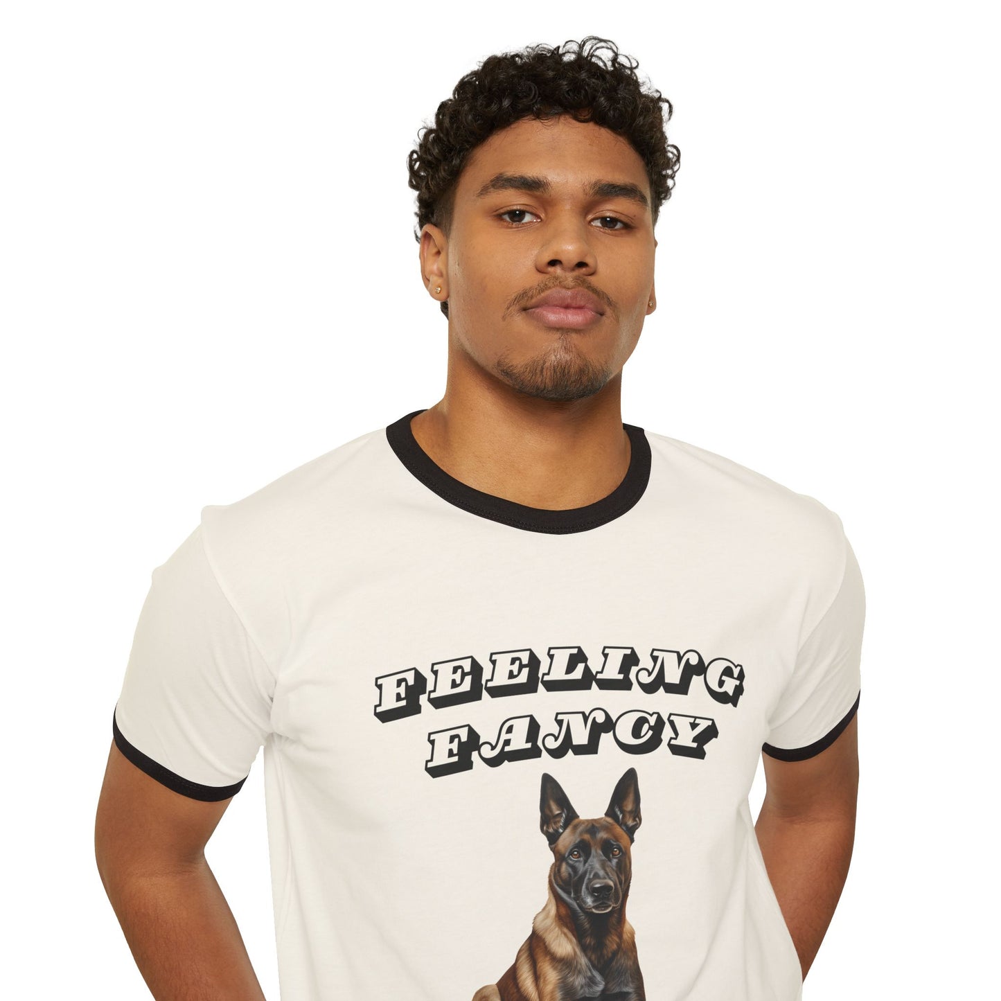 Belgian Malinois Humor Ringer T-Shirt