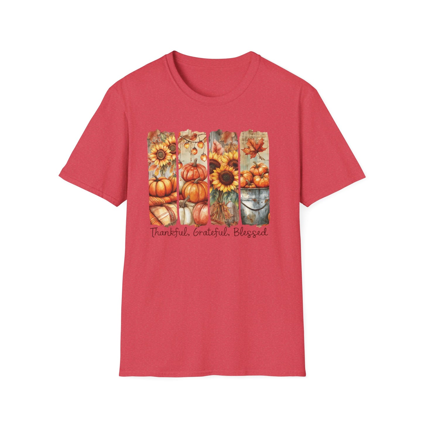 Thankful Grateful Blessed Fall T-Shirt