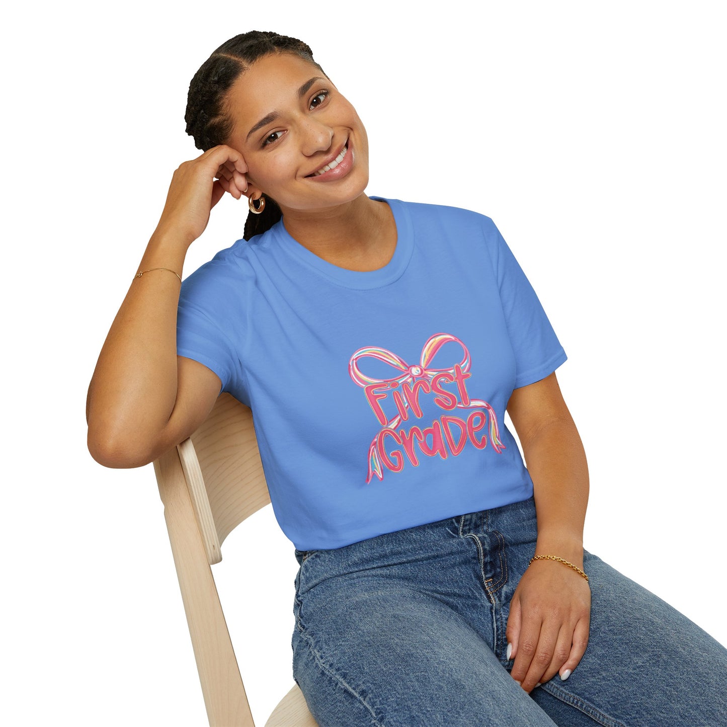 First Grade Teacher T-Shirt - Unisex Softstyle