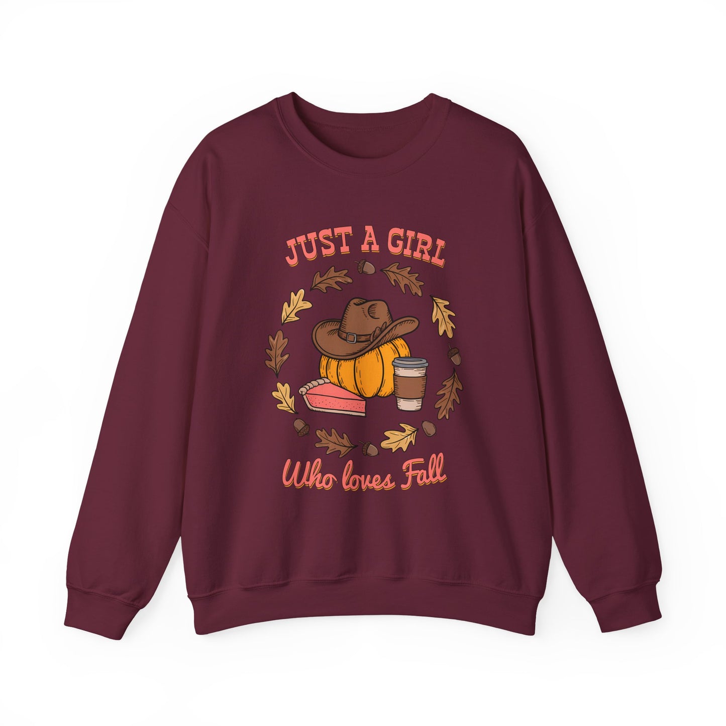 Fall Vibes Crewneck Sweatshirt, Cozy Sweatshirt for Girls, Autumn Fashion, Pumpkin Spice Sweatshirt, Fall Apparel, Perfect for Thanksgiving