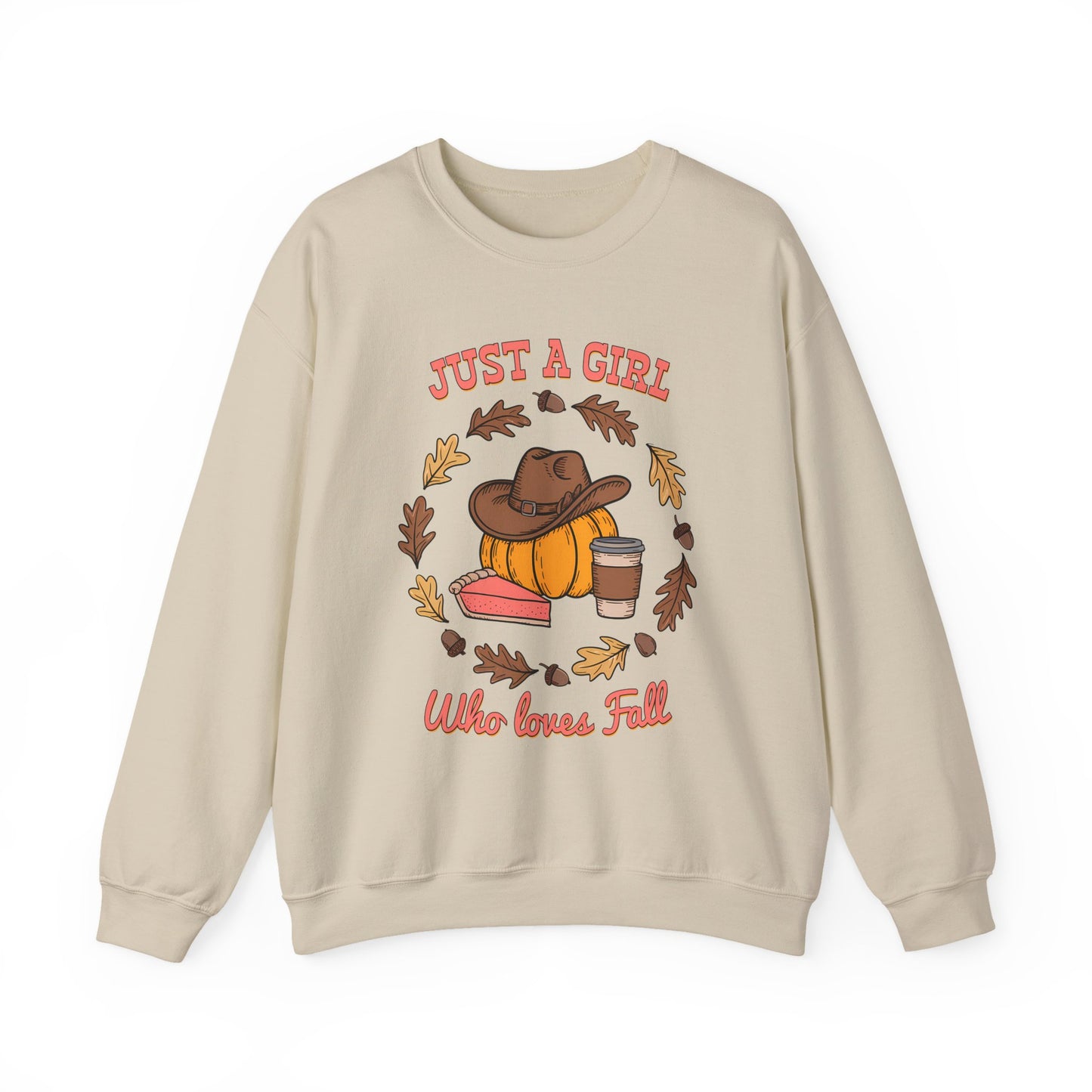 Fall Vibes Crewneck Sweatshirt, Cozy Sweatshirt for Girls, Autumn Fashion, Pumpkin Spice Sweatshirt, Fall Apparel, Perfect for Thanksgiving