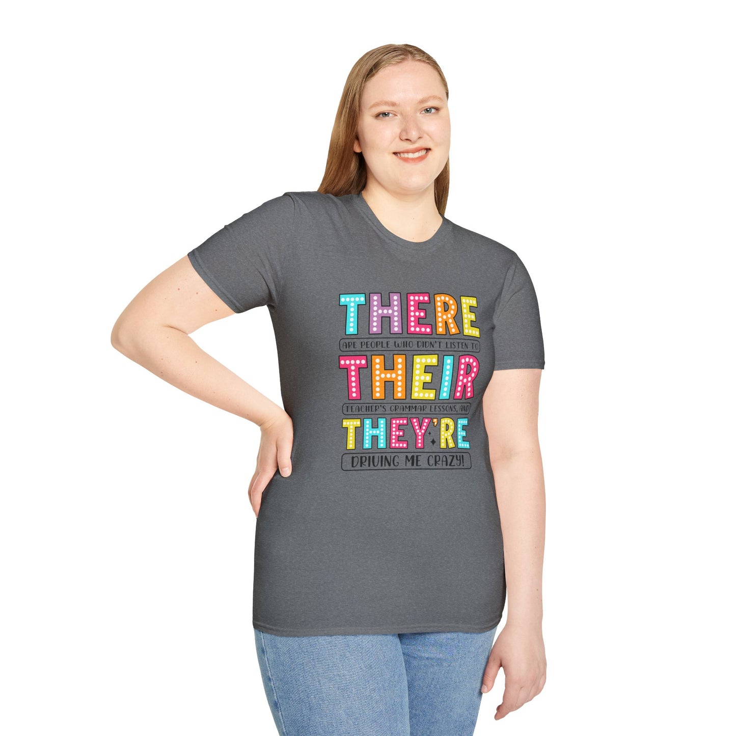 Funny Grammar Humor T-Shirt | Unisex Softstyle Tee