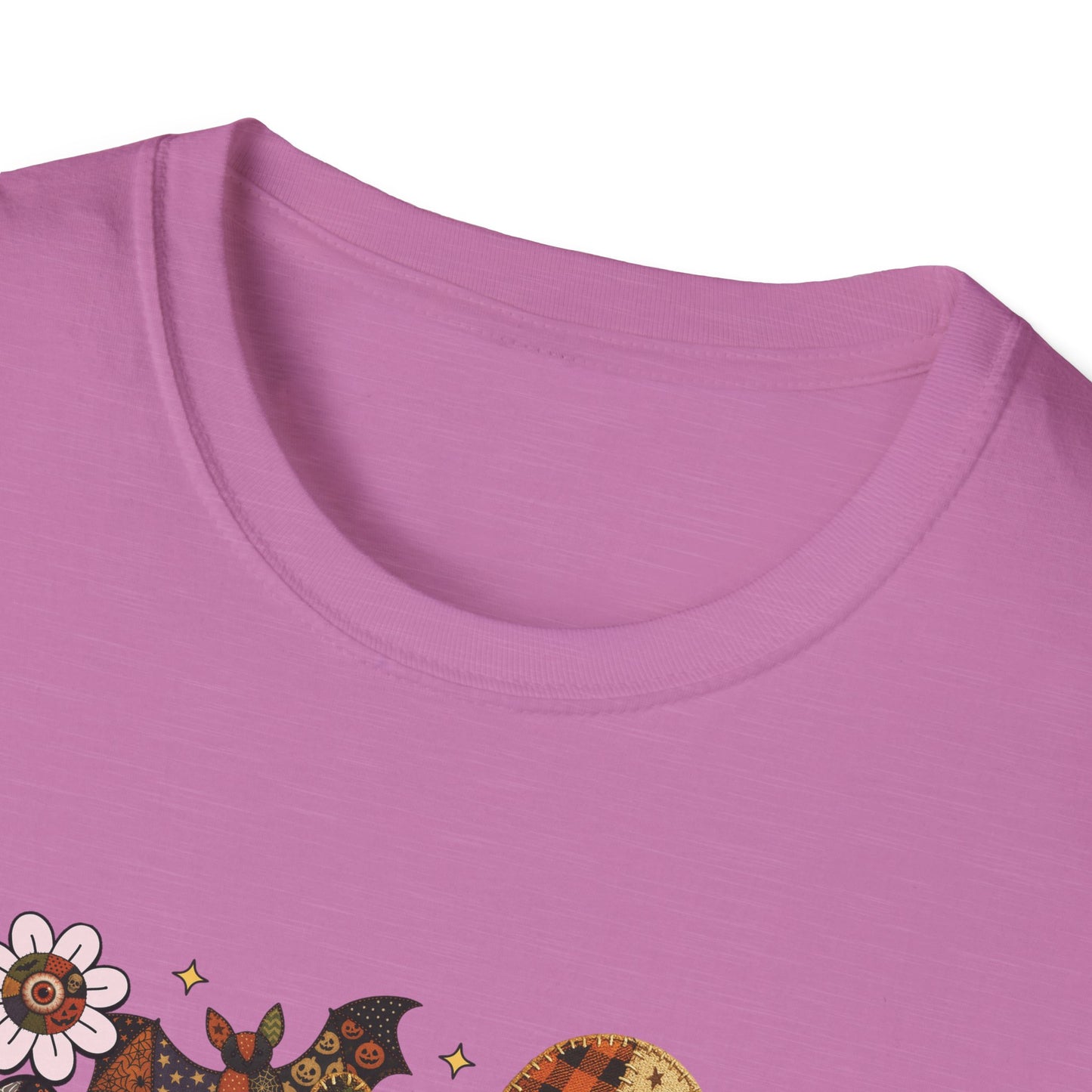 Fall Halloween Patchwork Tee Unisex T-Shirt