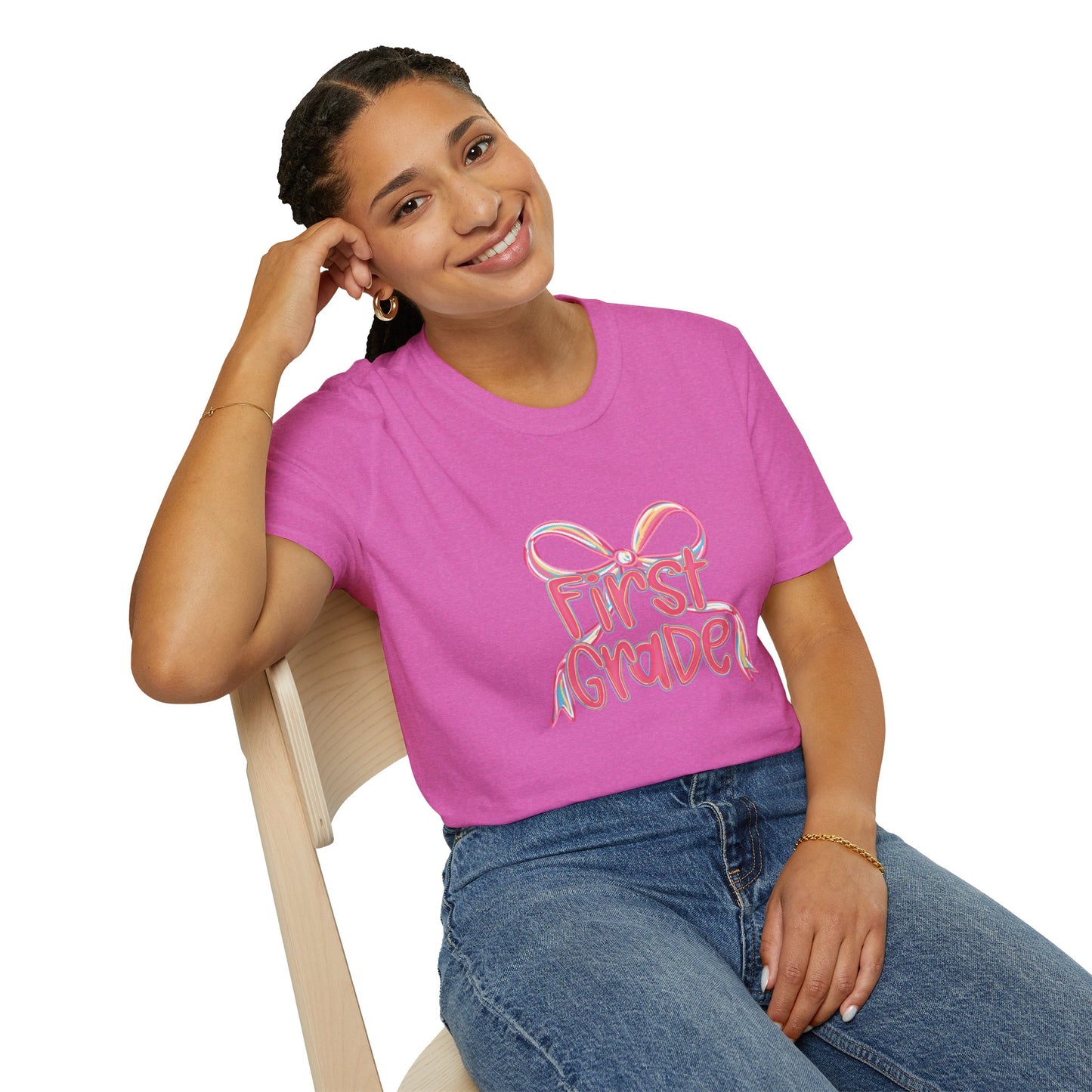 First Grade Teacher T-Shirt - Unisex Softstyle