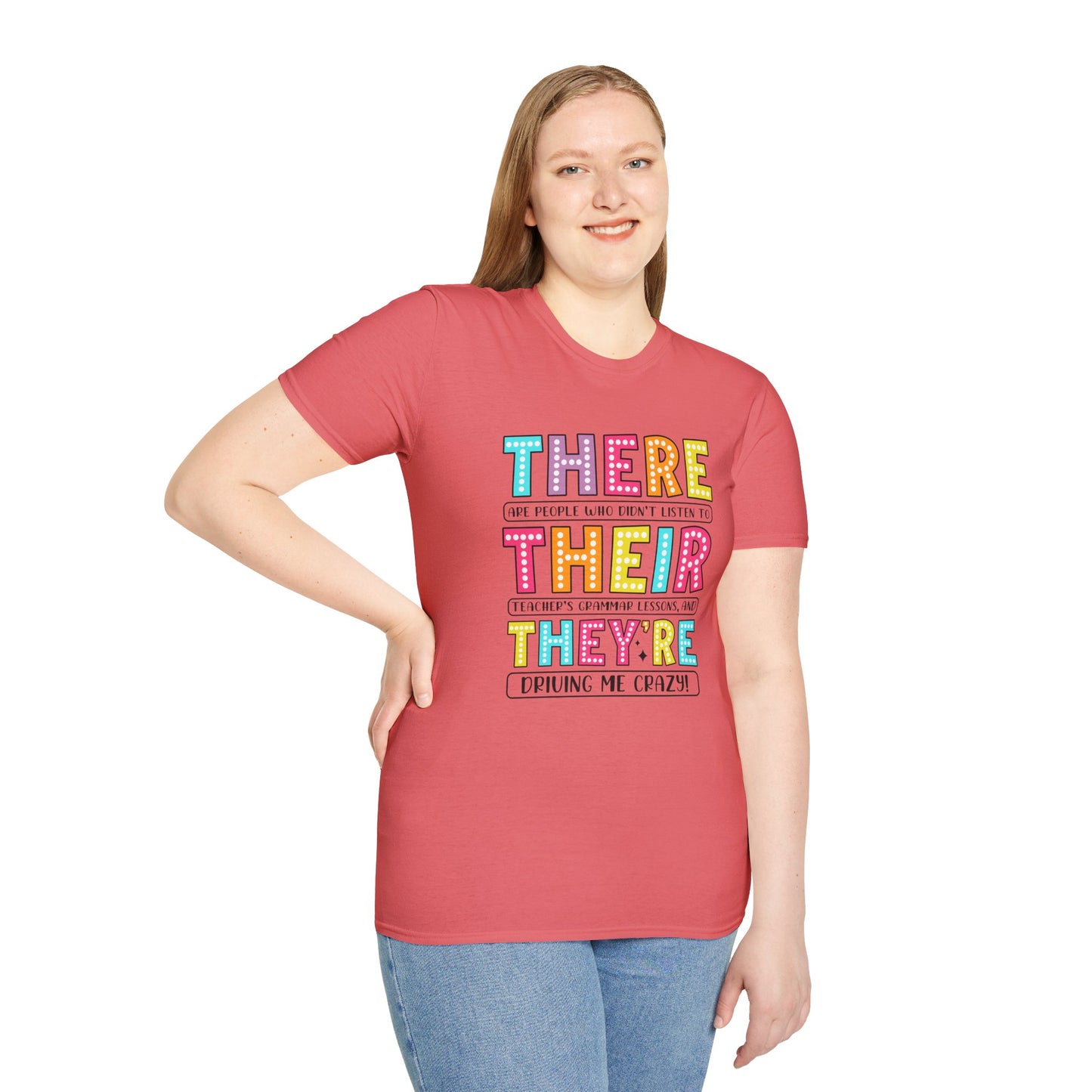 Funny Grammar Humor T-Shirt | Unisex Softstyle Tee