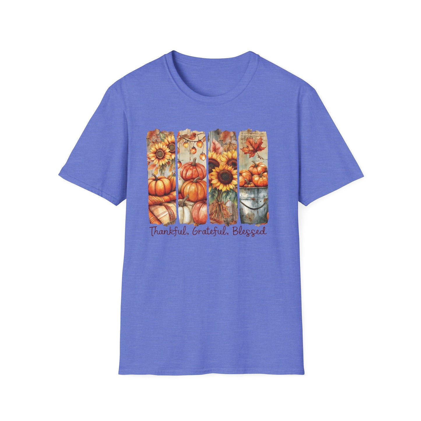 Thankful Grateful Blessed Fall T-Shirt