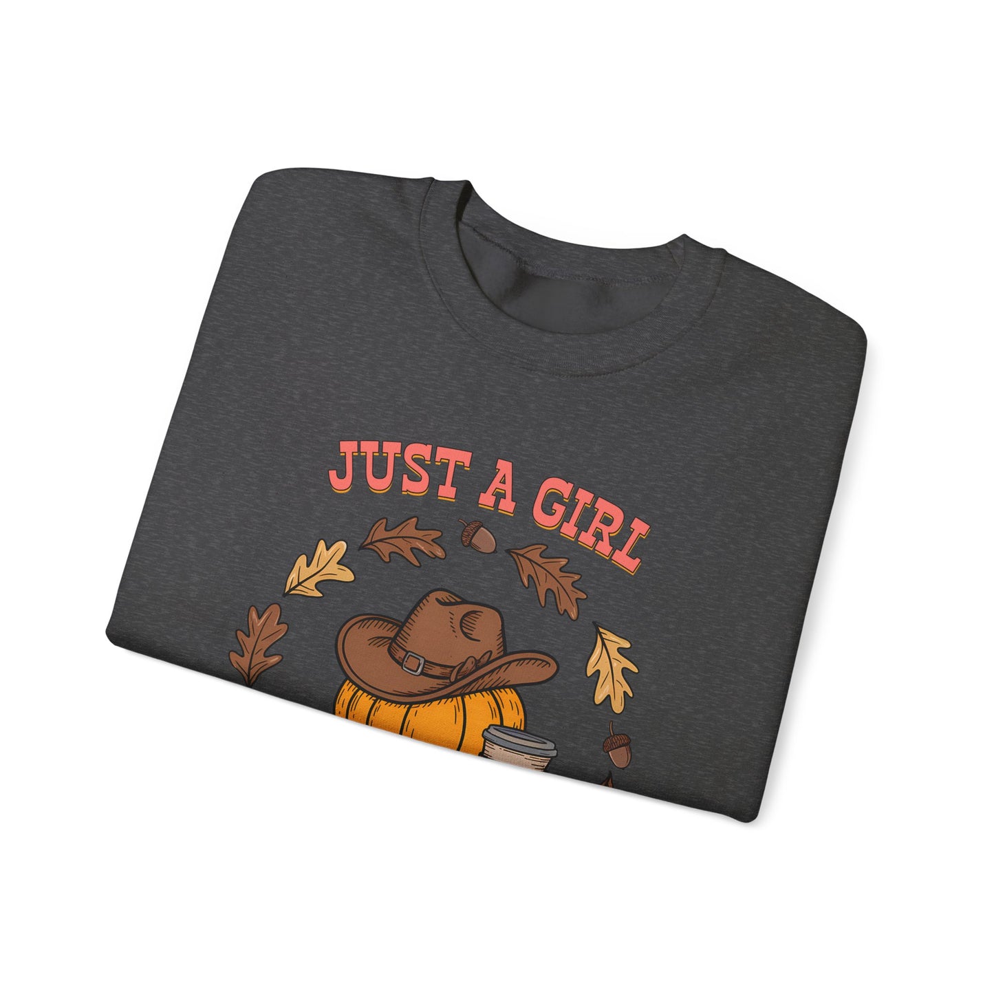 Fall Vibes Crewneck Sweatshirt, Cozy Sweatshirt for Girls, Autumn Fashion, Pumpkin Spice Sweatshirt, Fall Apparel, Perfect for Thanksgiving
