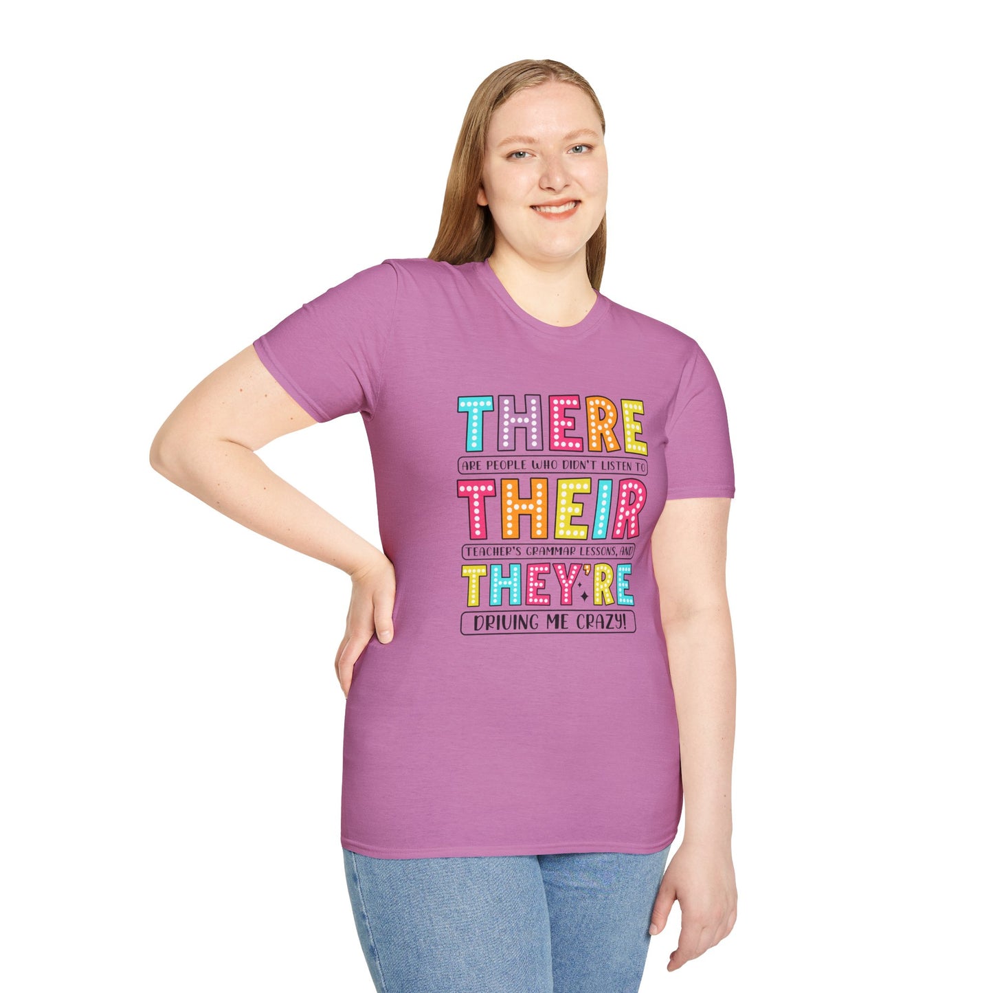 Funny Grammar Humor T-Shirt | Unisex Softstyle Tee