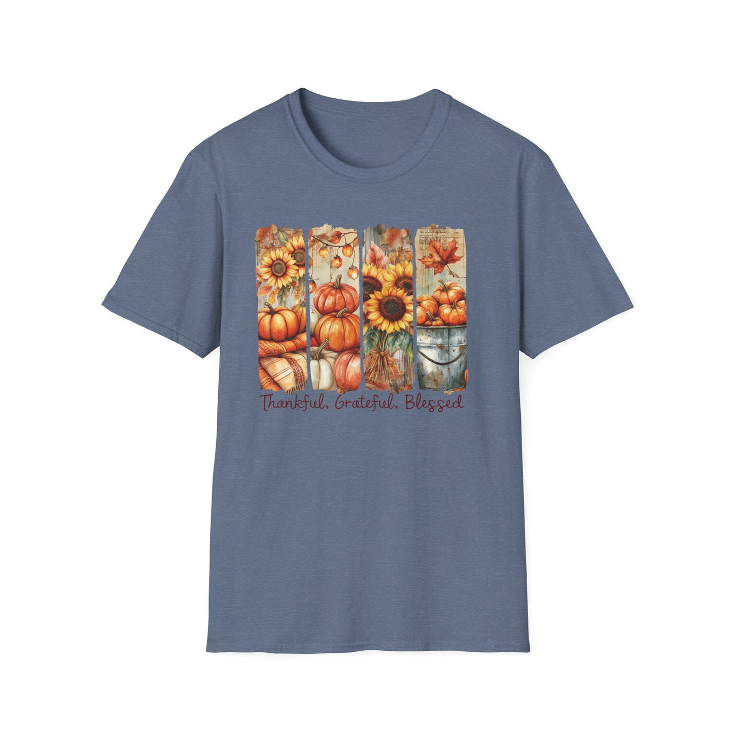 Thankful Grateful Blessed Fall T-Shirt