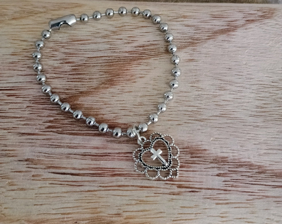 Corazón de Fe Bracelet - American Taina Crafts