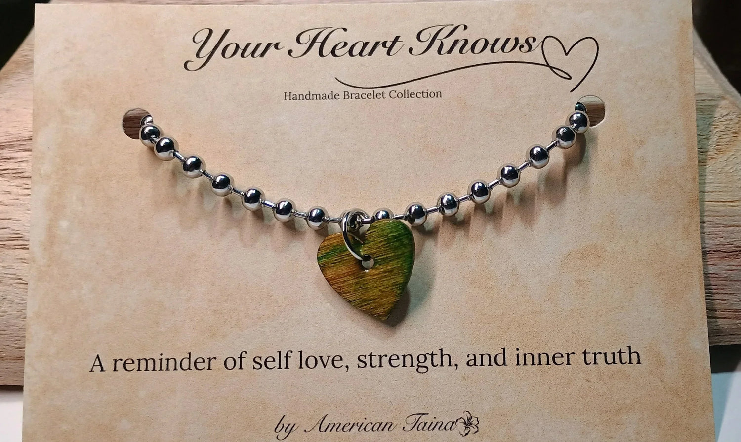 Your Heart Knows — Bracelet Collection by American Taina - American Taina Crafts 