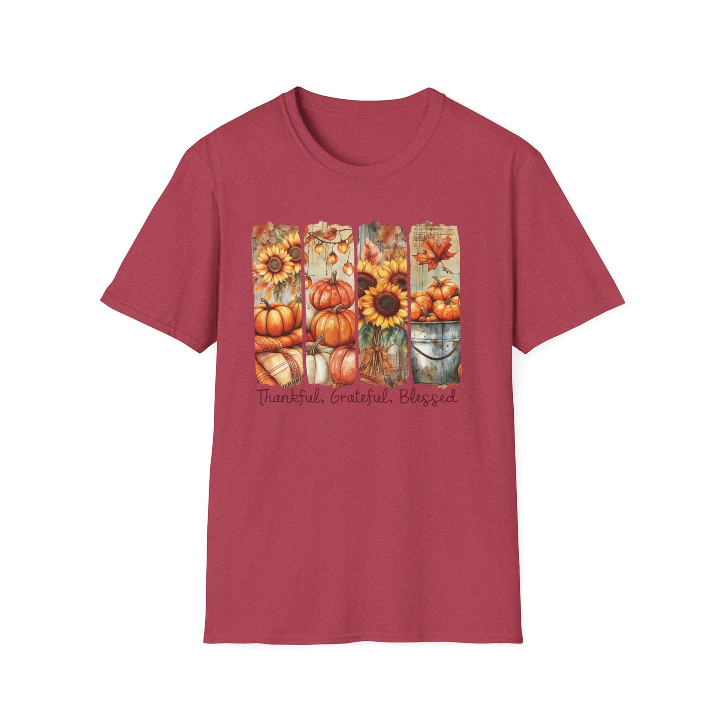 Thankful Grateful Blessed Fall T-Shirt