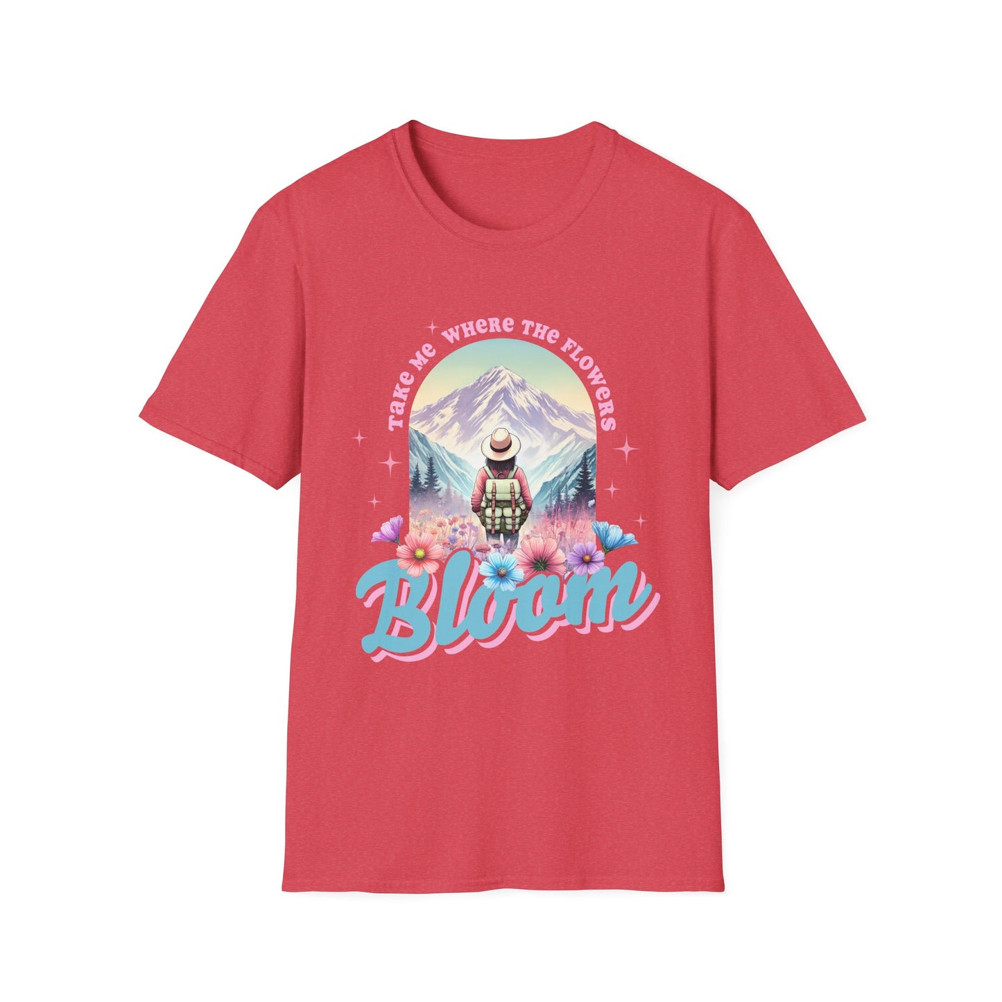 Blooming Adventure Unisex T-Shirt - Nature Lover's Gift, Boho Style Shirt