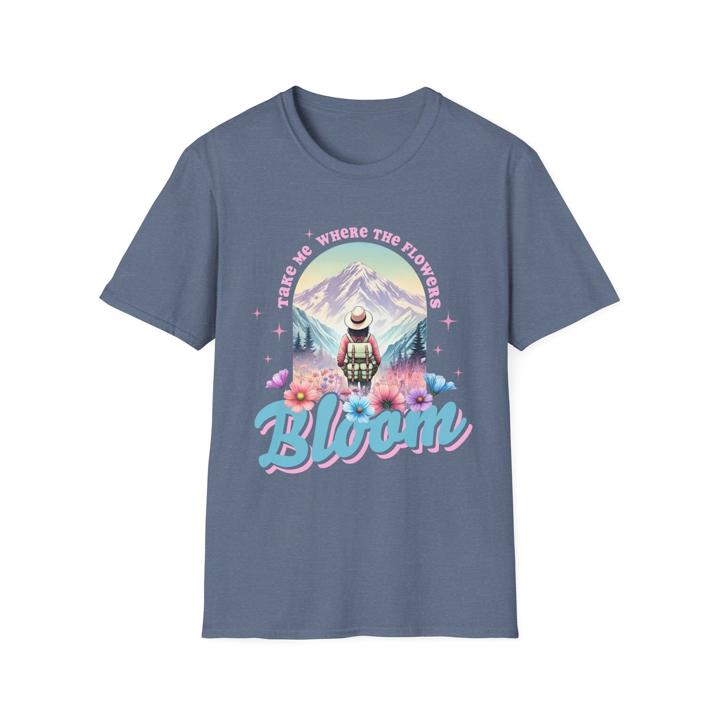 Blooming Adventure Unisex T-Shirt - Nature Lover's Gift, Boho Style Shirt