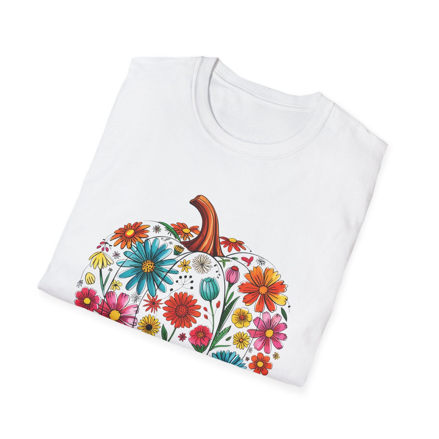 Floral Pumpkin T-Shirt