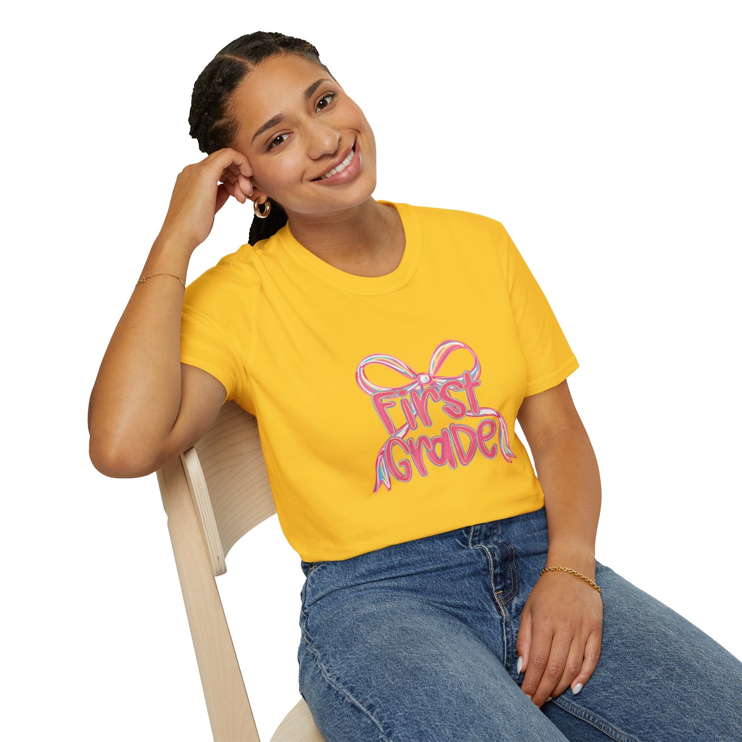First Grade Teacher T-Shirt - Unisex Softstyle