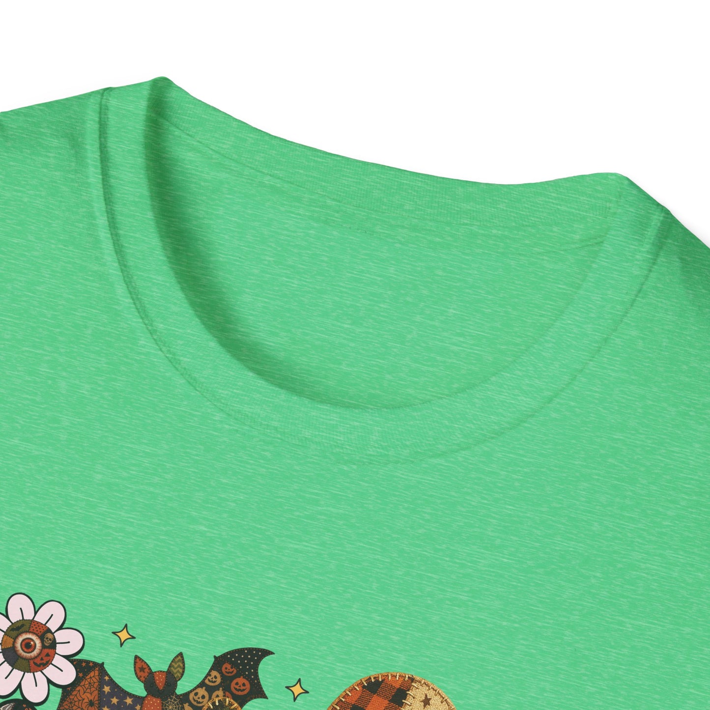 Fall Halloween Patchwork Tee Unisex T-Shirt