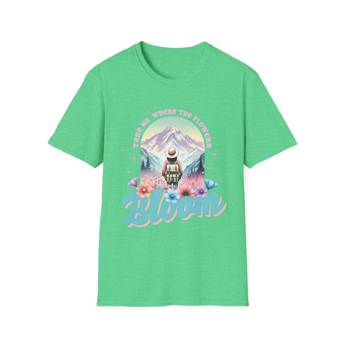 Blooming Adventure Unisex T-Shirt - Nature Lover's Gift, Boho Style Shirt