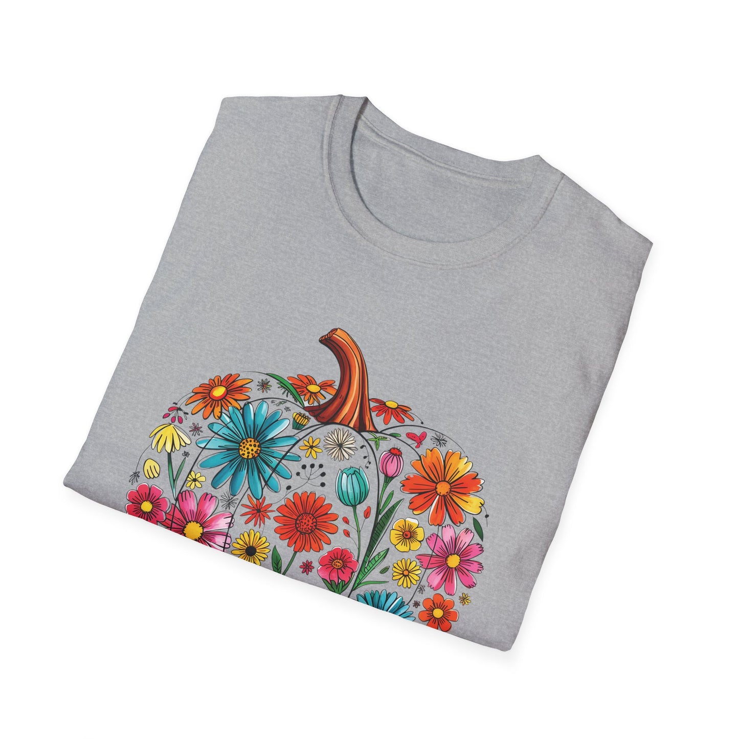 Floral Pumpkin T-Shirt
