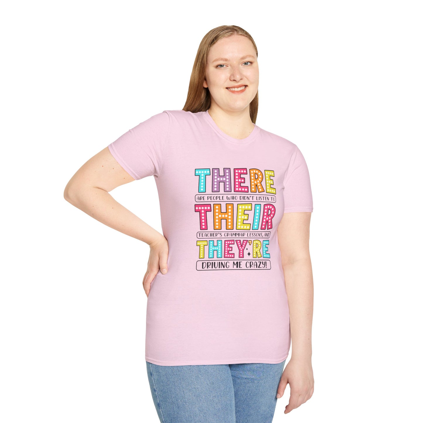 Funny Grammar Humor T-Shirt | Unisex Softstyle Tee