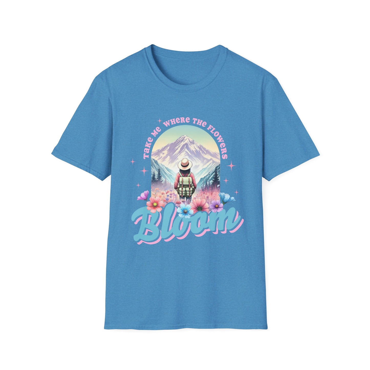 Blooming Adventure Unisex T-Shirt - Nature Lover's Gift, Boho Style Shirt