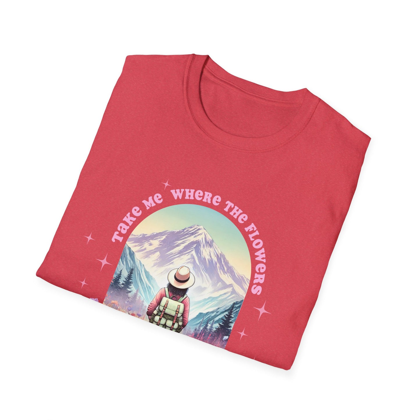 Blooming Adventure Unisex T-Shirt - Nature Lover's Gift, Boho Style Shirt