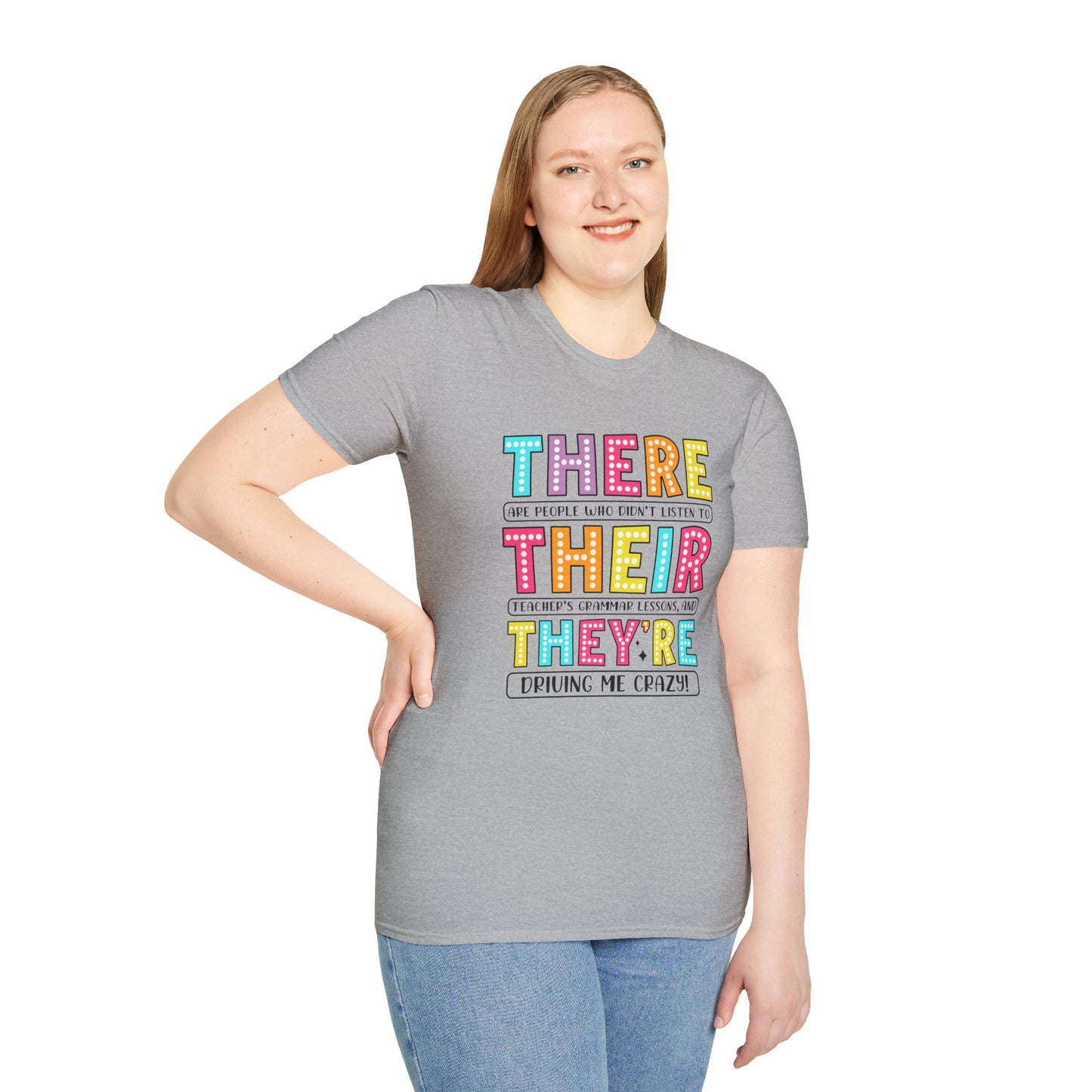 Funny Grammar Humor T-Shirt | Unisex Softstyle Tee