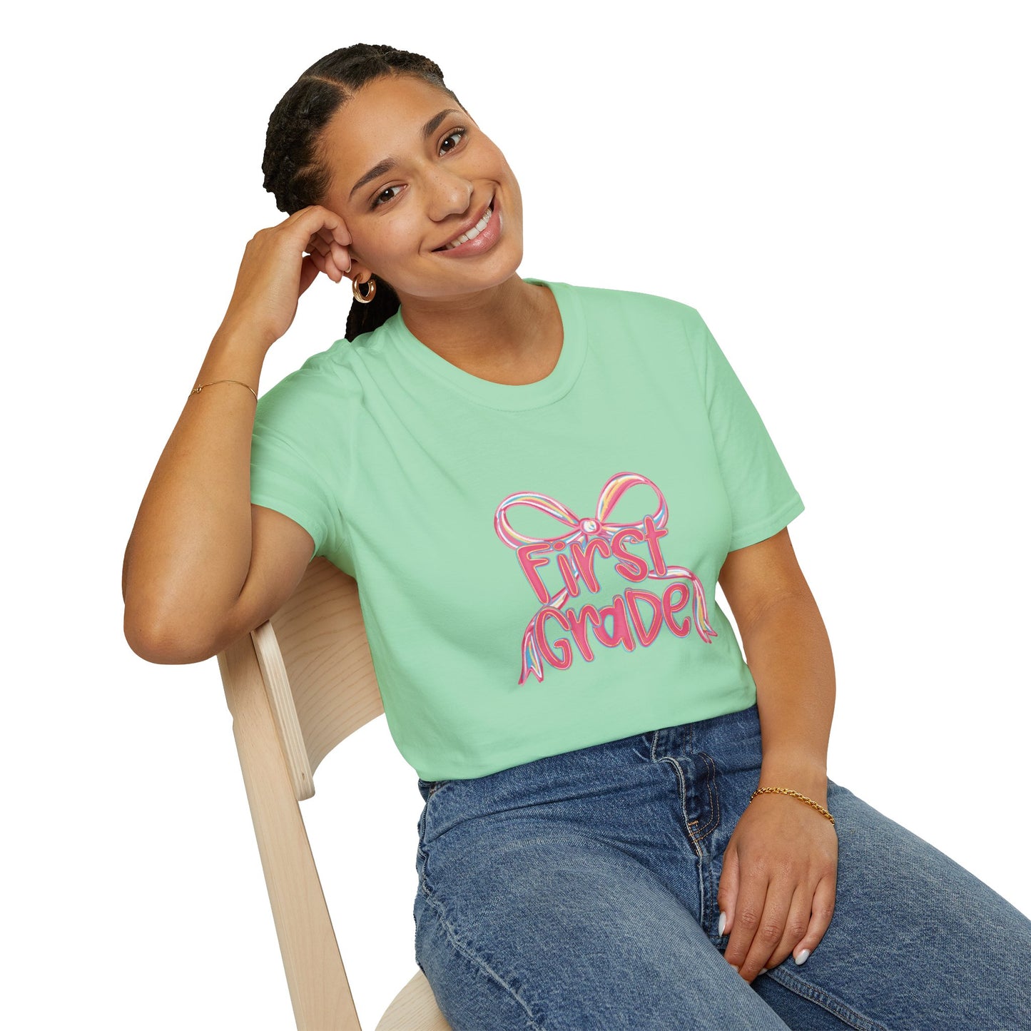 First Grade Teacher T-Shirt - Unisex Softstyle