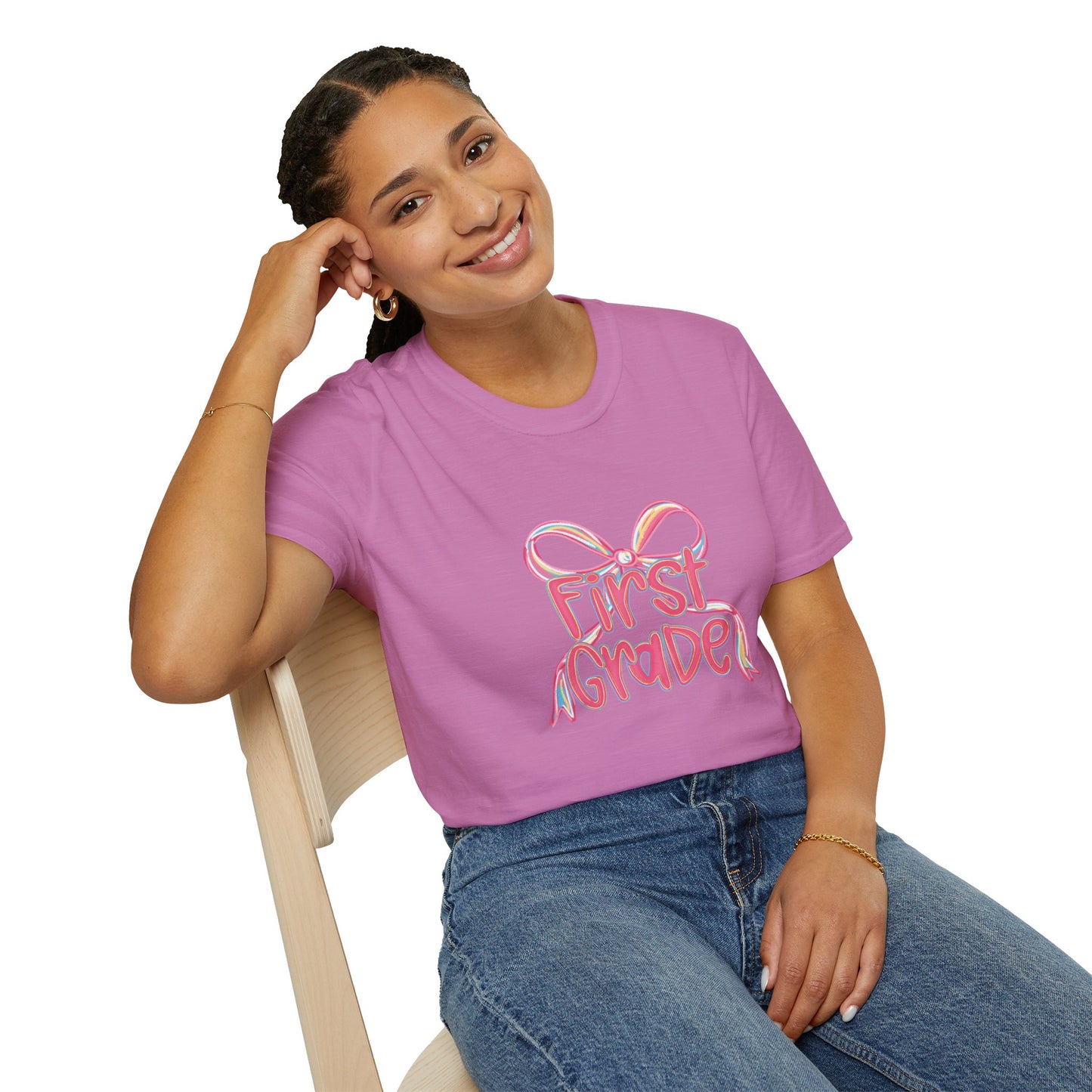 First Grade Teacher T-Shirt - Unisex Softstyle