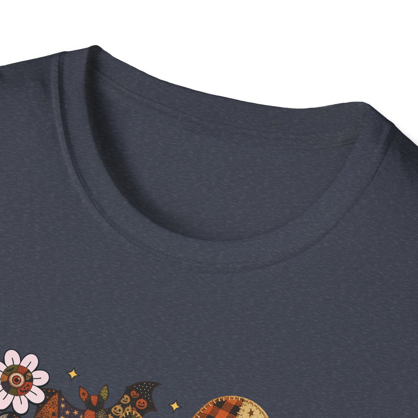 Fall Halloween Patchwork Tee Unisex T-Shirt