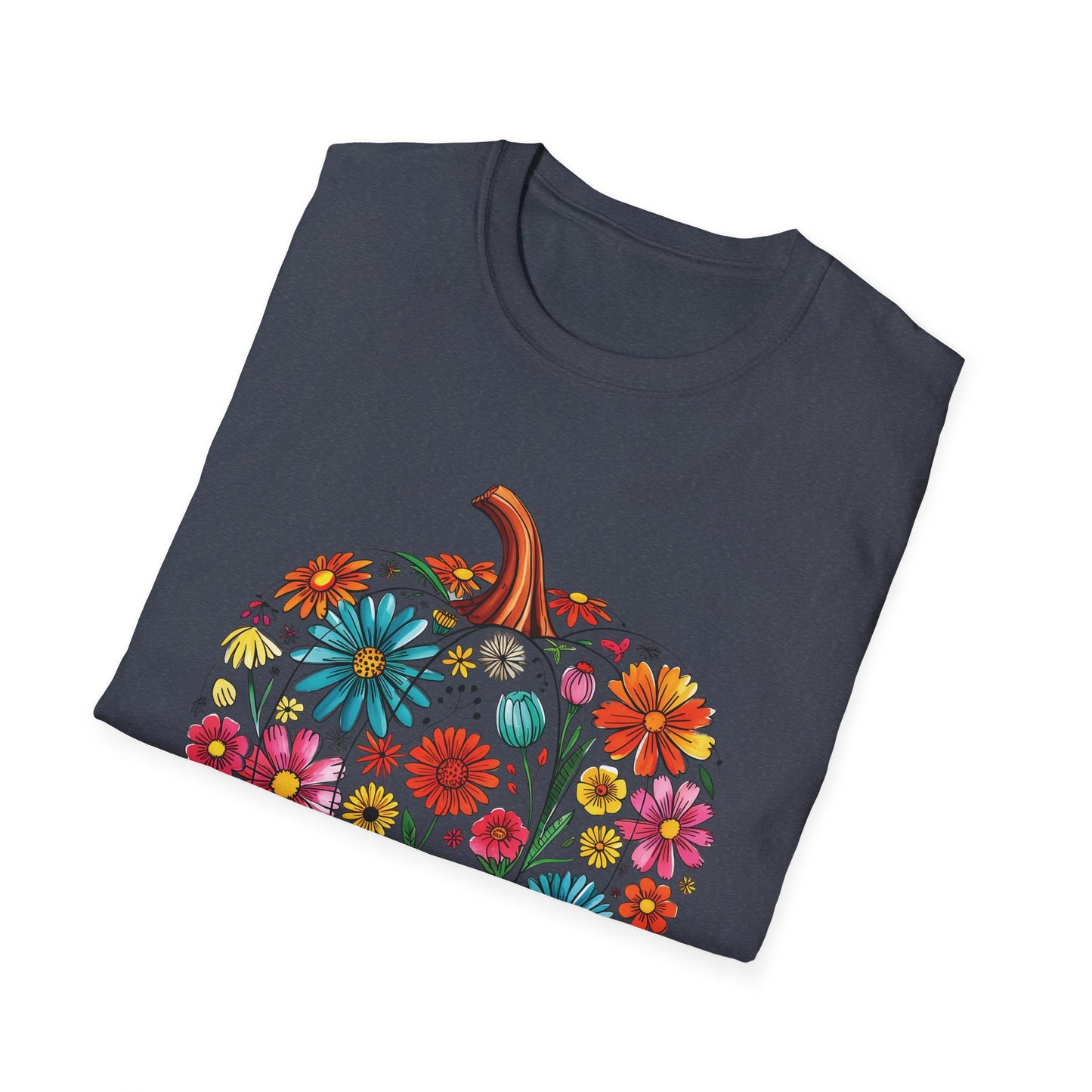 Floral Pumpkin T-Shirt