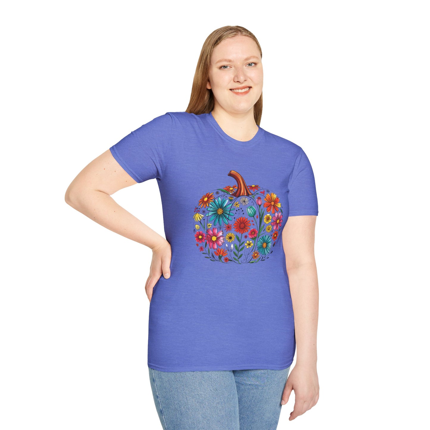 Floral Pumpkin T-Shirt