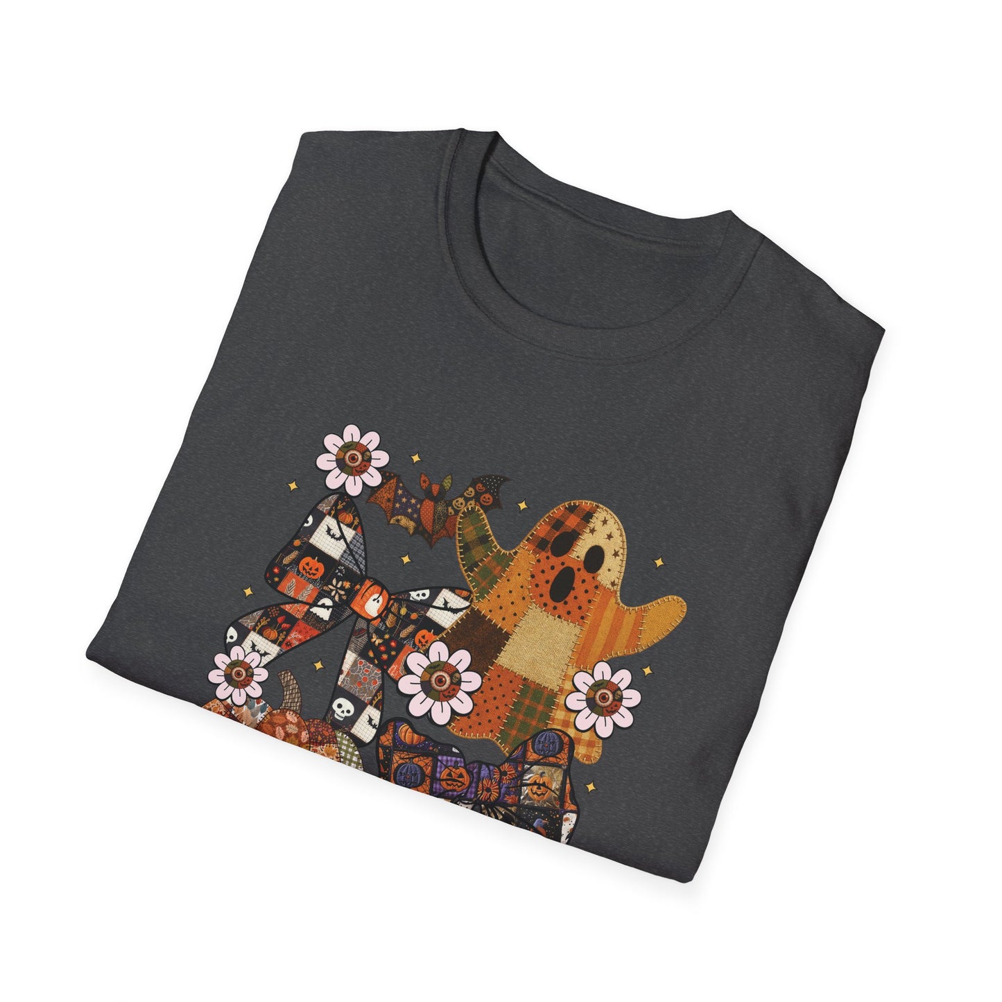 Fall Halloween Patchwork Tee Unisex T-Shirt