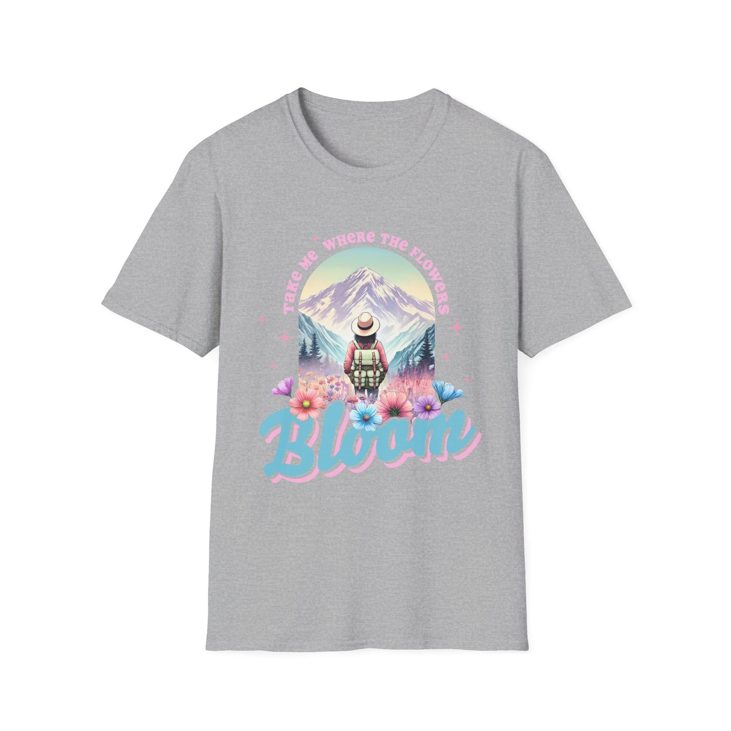 Blooming Adventure Unisex T-Shirt - Nature Lover's Gift, Boho Style Shirt