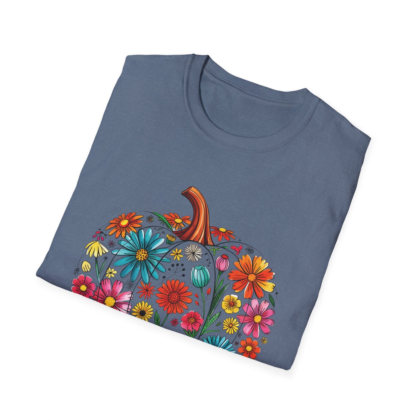 Floral Pumpkin T-Shirt