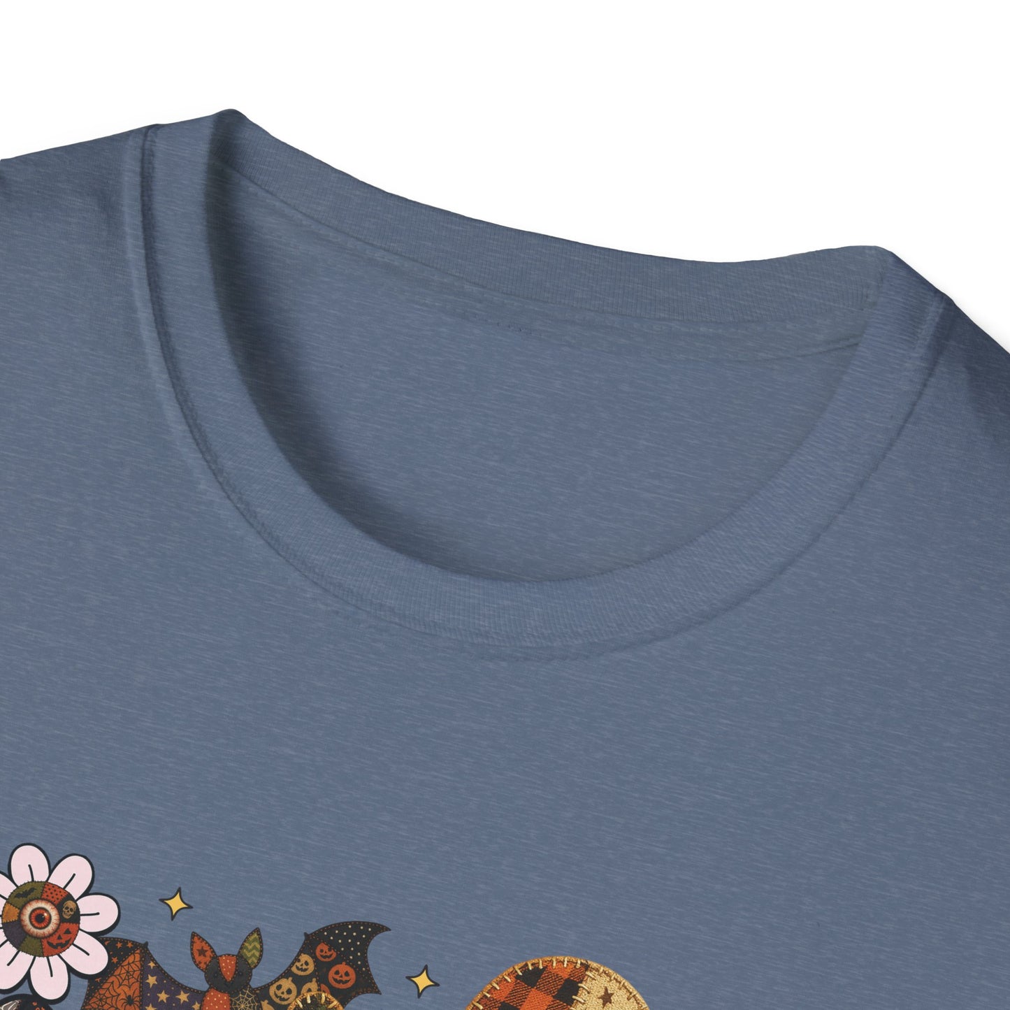 Fall Halloween Patchwork Tee Unisex T-Shirt