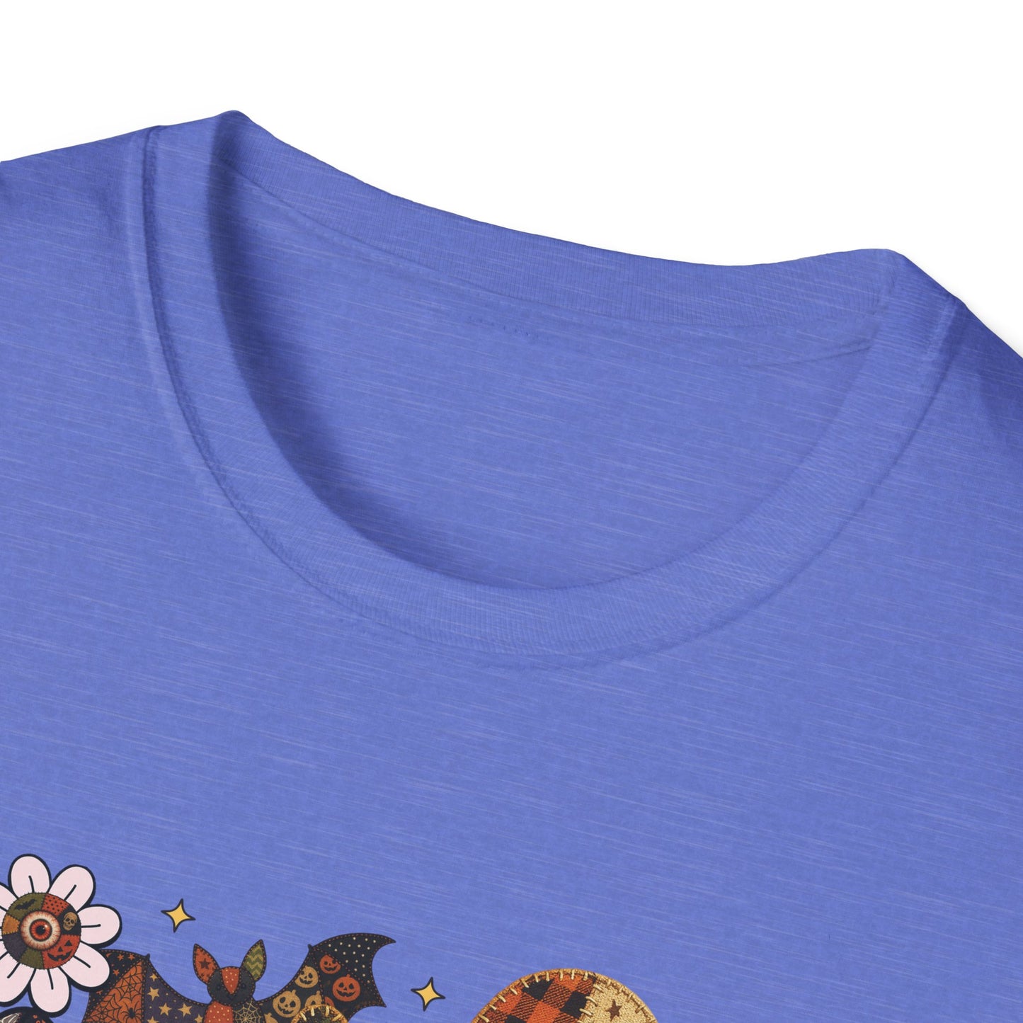 Fall Halloween Patchwork Tee Unisex T-Shirt
