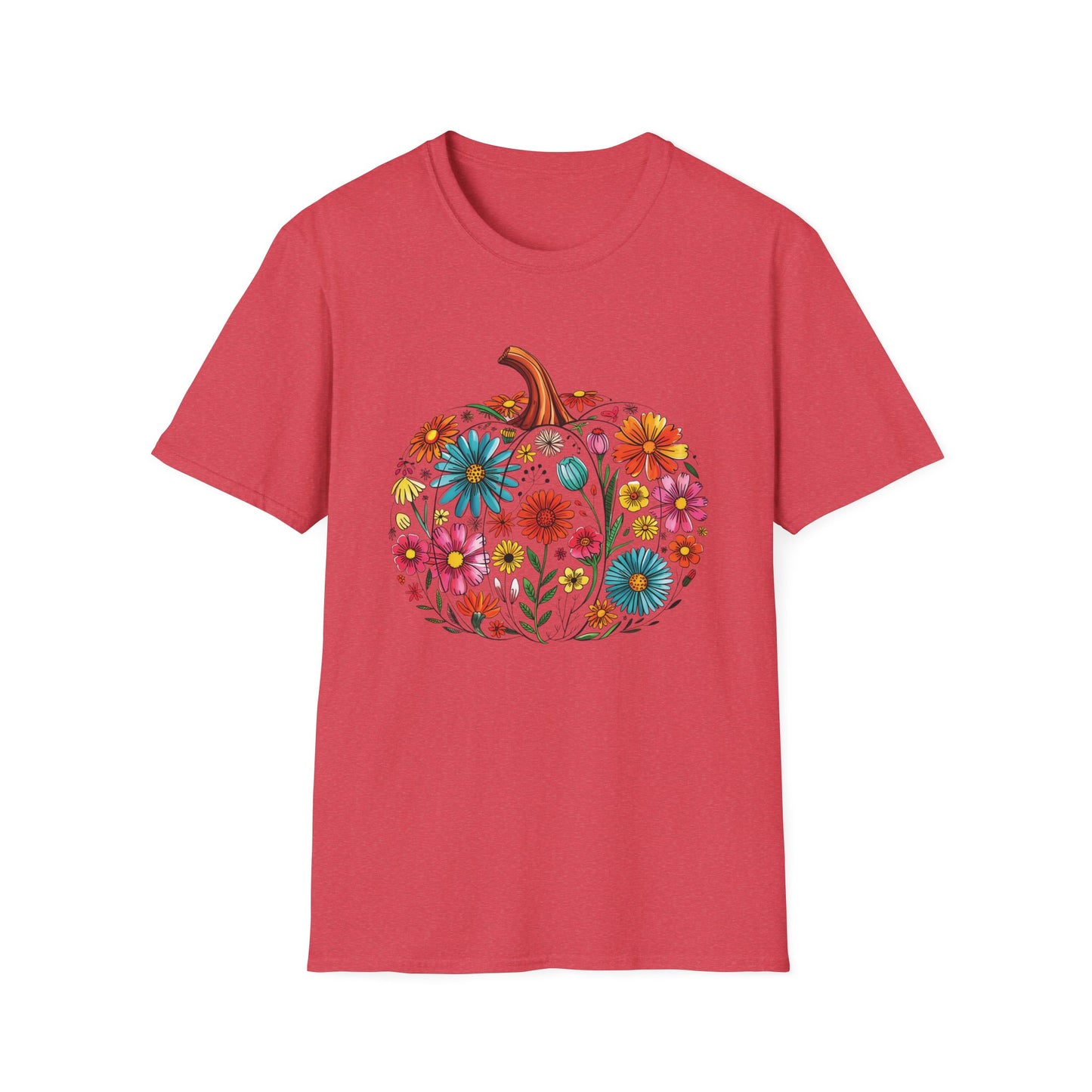 Floral Pumpkin T-Shirt
